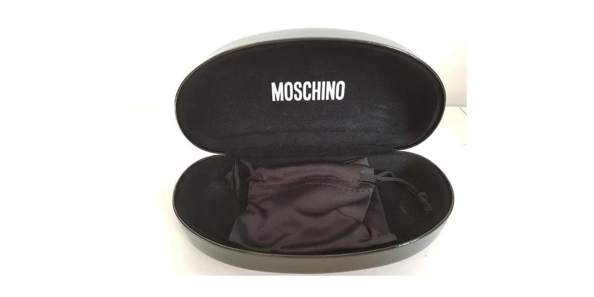 Moschino MOS614 807 Montature da vista Acetato Nero Squadrata - immagine 2