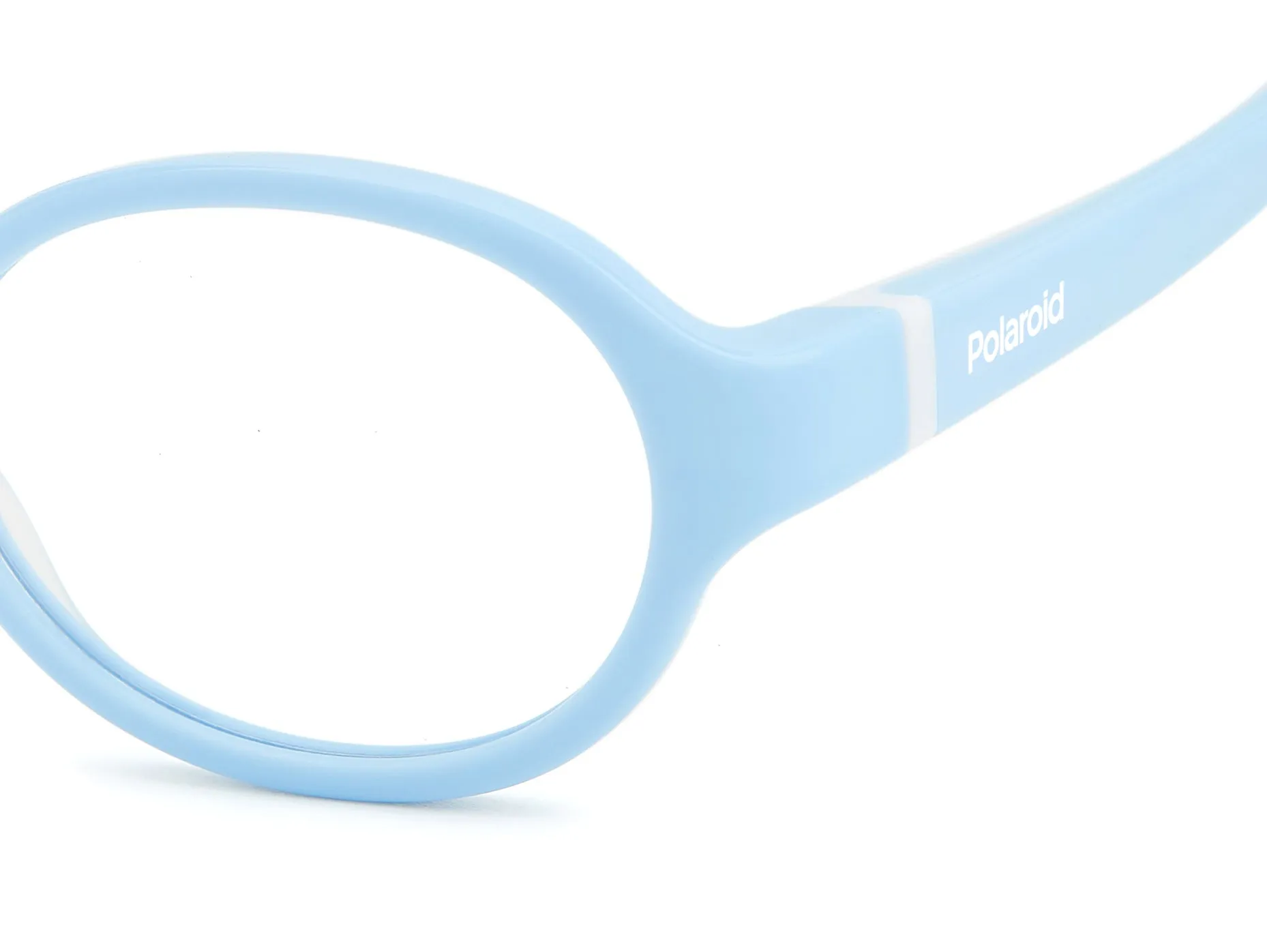 Polaroid PLD K004 R7Y Montature da vista bambino Bio Poliammide Azzurro Rotonda - immagine 4