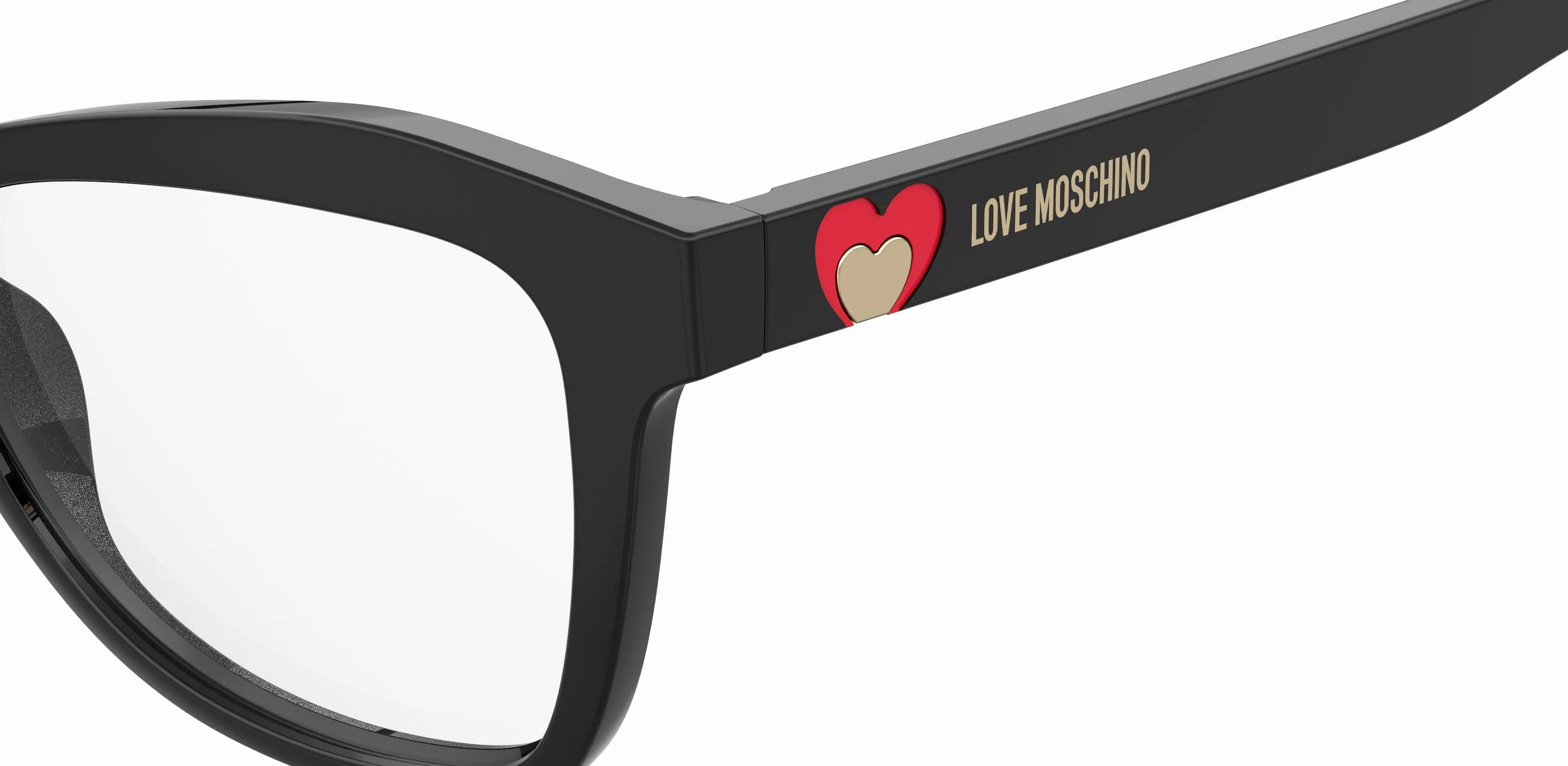 Moschino MOL604 807 Montature da vista Plastica Nero Cat Eye - immagine 4