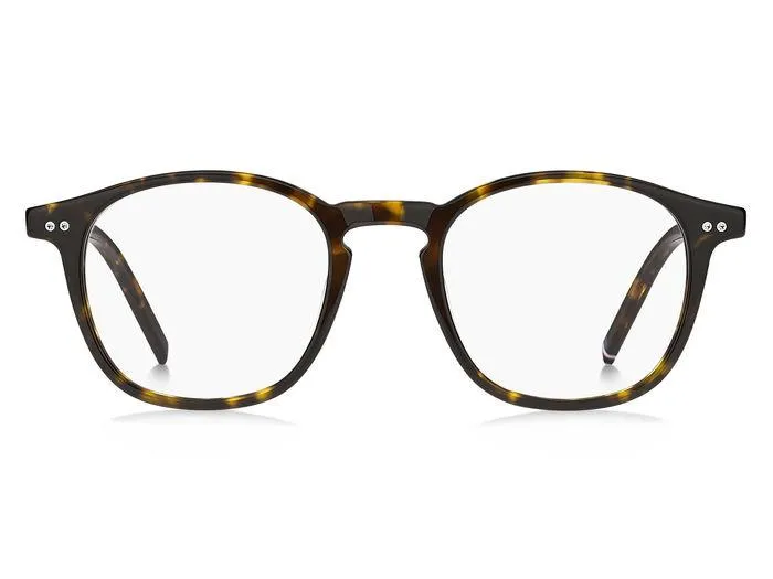 Tommy Hilfiger TH 1941 086 Montature da vista Bio-acetato Havana Rotonda - immagine 4