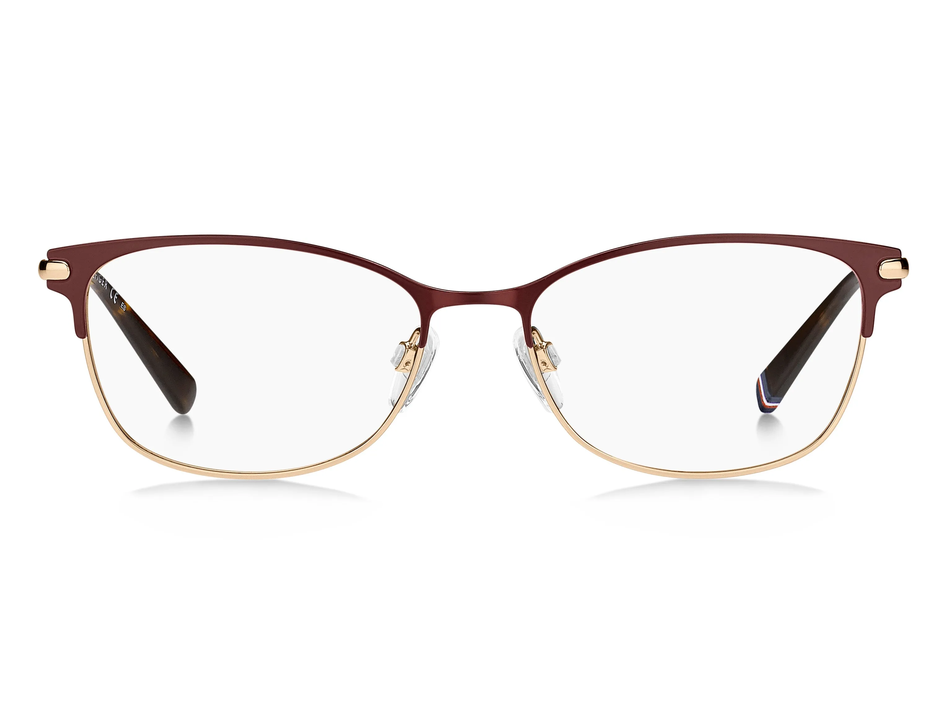 Tommy Hilfiger TH 1958 E28 Montature da vista Acciaio Bordeaux/Oro Squadrata - immagine 3