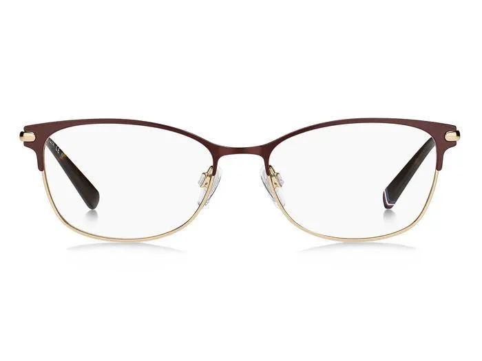 Tommy Hilfiger TH 1958 E28 Montature da vista Acciaio Bordeaux/Oro Squadrata - immagine 4