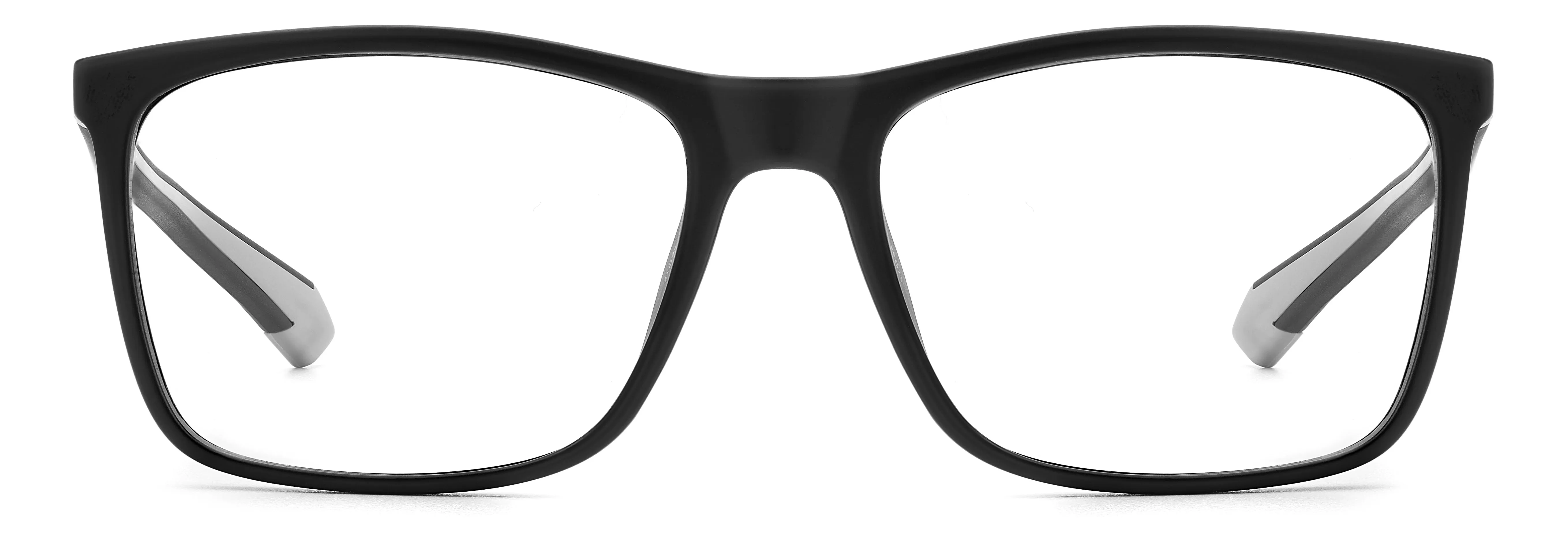 Polaroid PLD D477 08A Montature da vista Bio Poliammide Nero/Grigio Squadrata - immagine 2