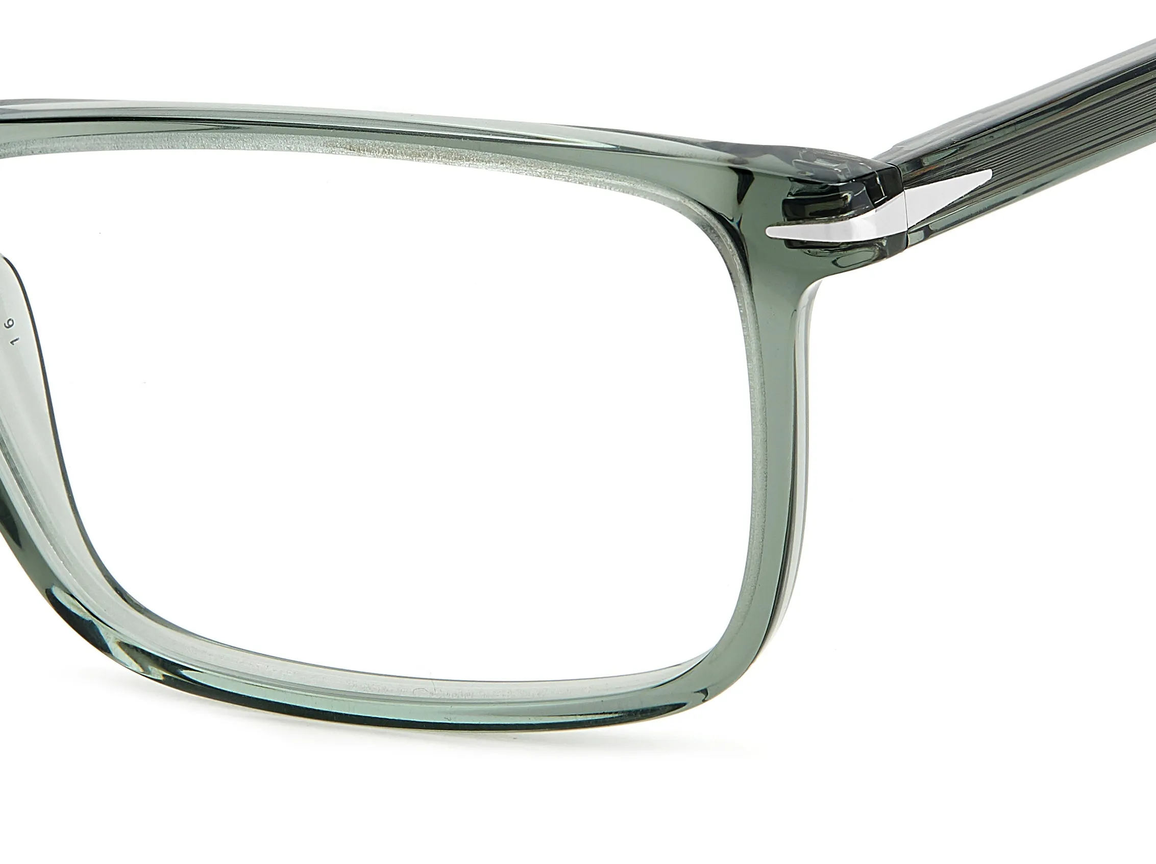 DAVID BECKHAM DB 1019 1ED Montature da vista Plastica Verde Squadrata - immagine 3