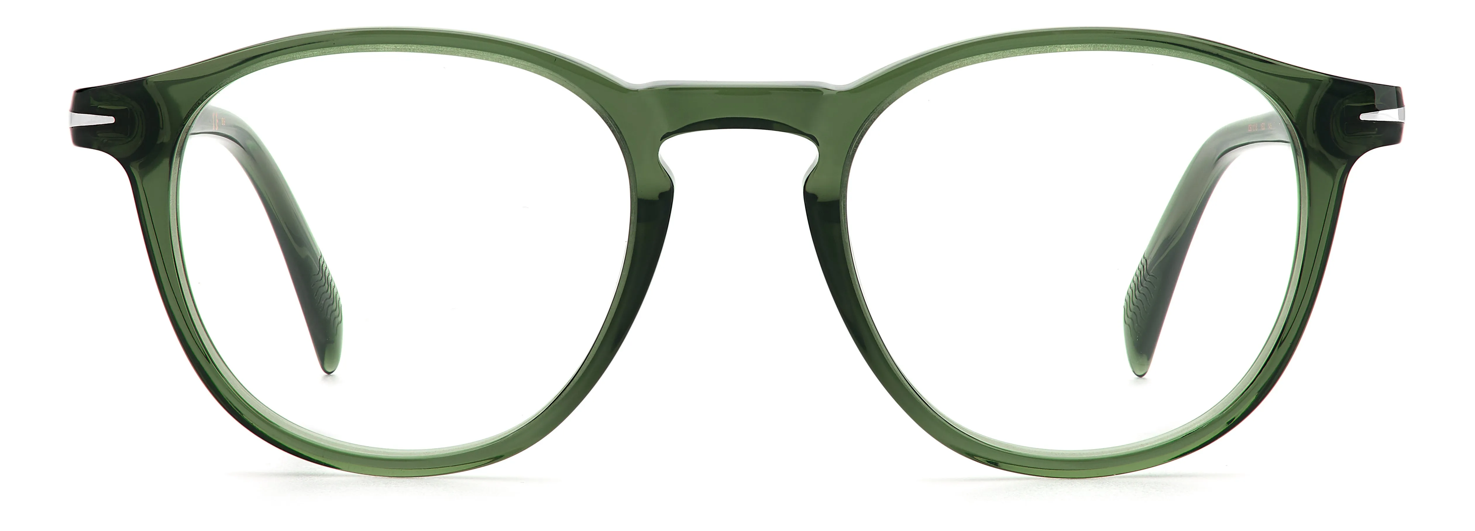 DAVID BECKHAM DB 1018 1ED Montature da vista Acetato Verde Rotonda - immagine 2