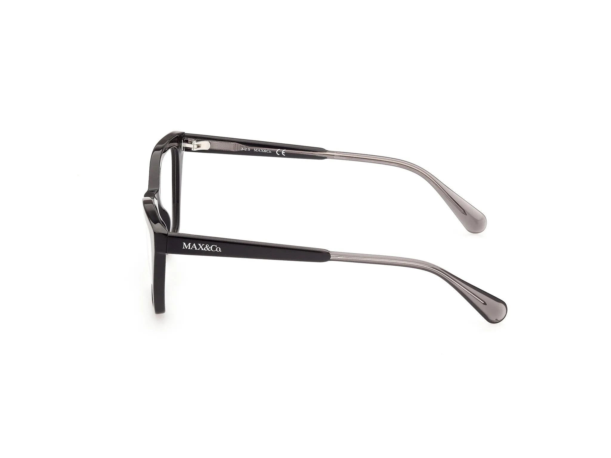 MAX&Co MO5001 1 Montature da vista Acetato Nero Cat Eye Normale - immagine 3