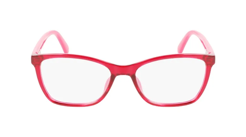Calvin Klein Junior Calvin Klein CKJ22304 679 Montature da vista bambino Bio-iniettato Rosso Cat Eye Normale Fotocromatiche - immagine 2