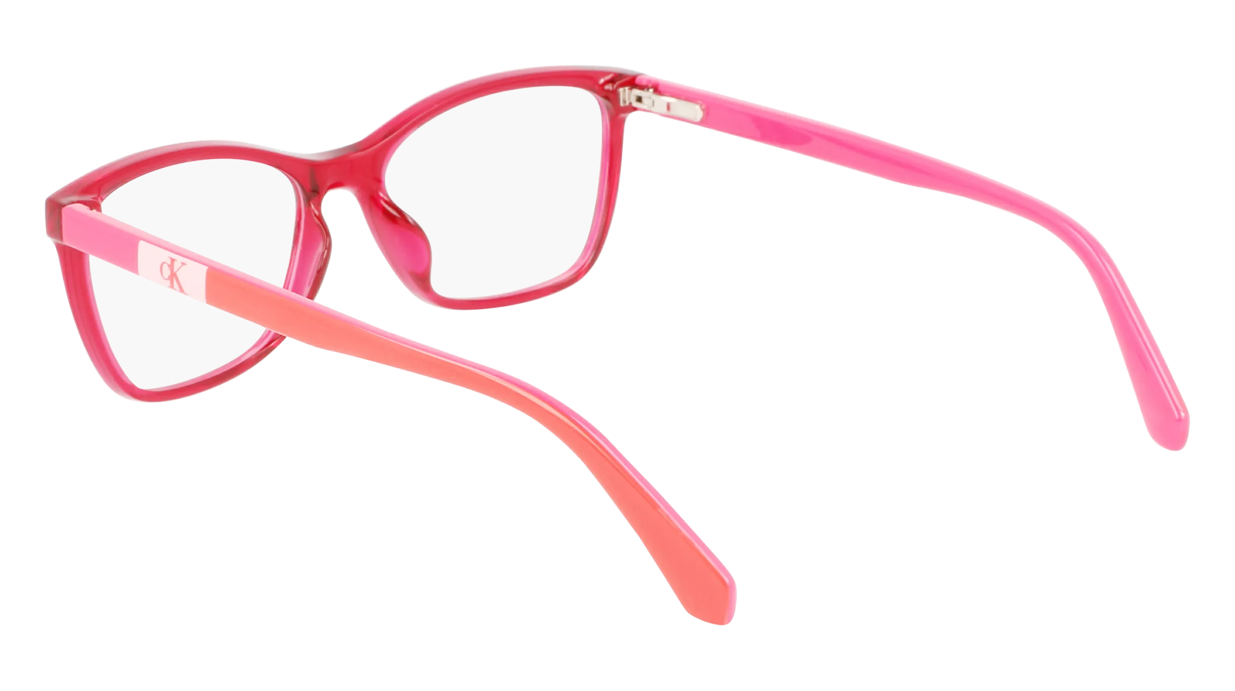 Calvin Klein Junior Calvin Klein CKJ22304 679 Montature da vista bambino Bio-iniettato Rosso Cat Eye Normale Fotocromatiche - immagine 4