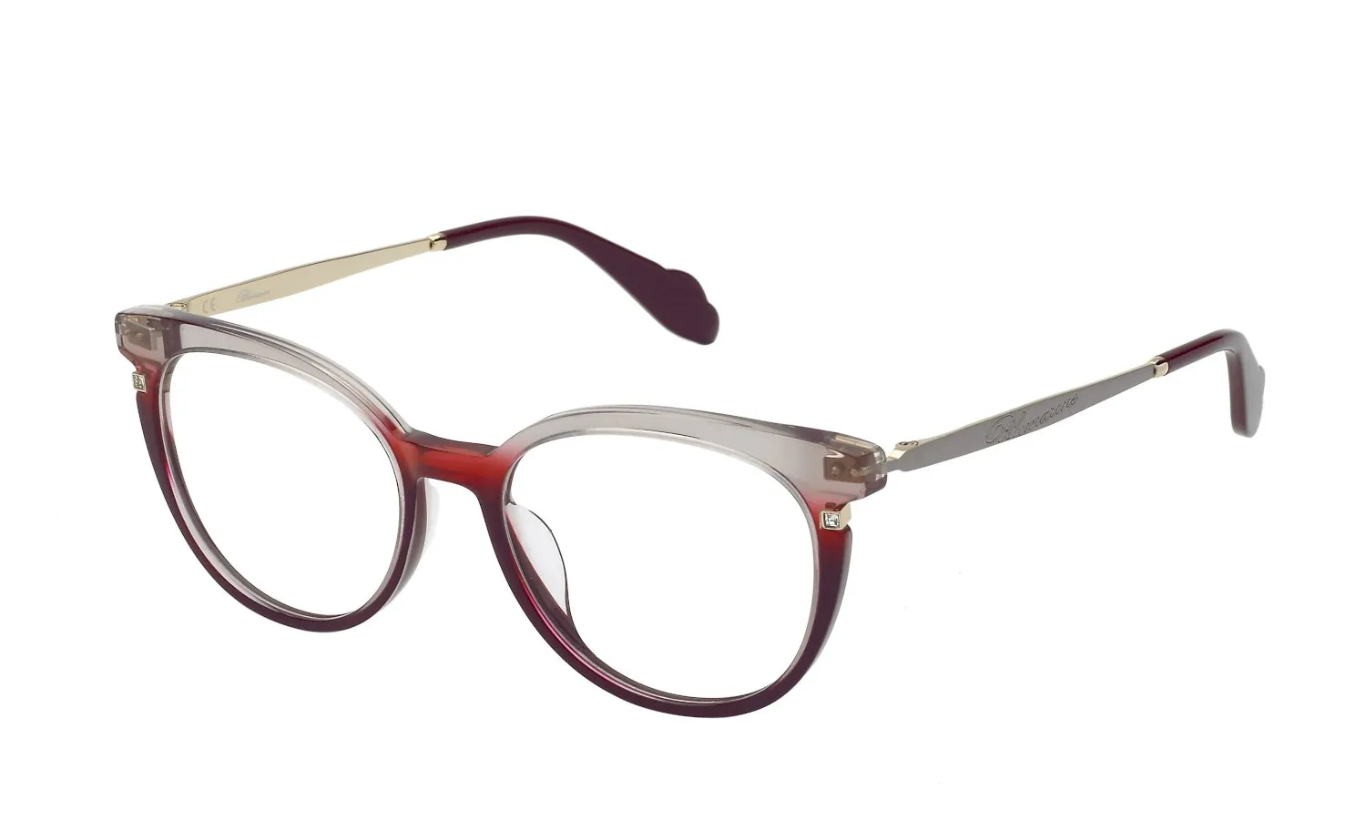 Blumarine VBM170S 0AQ8 Montature da vista Acetato Rosso Pantos - immagine 1