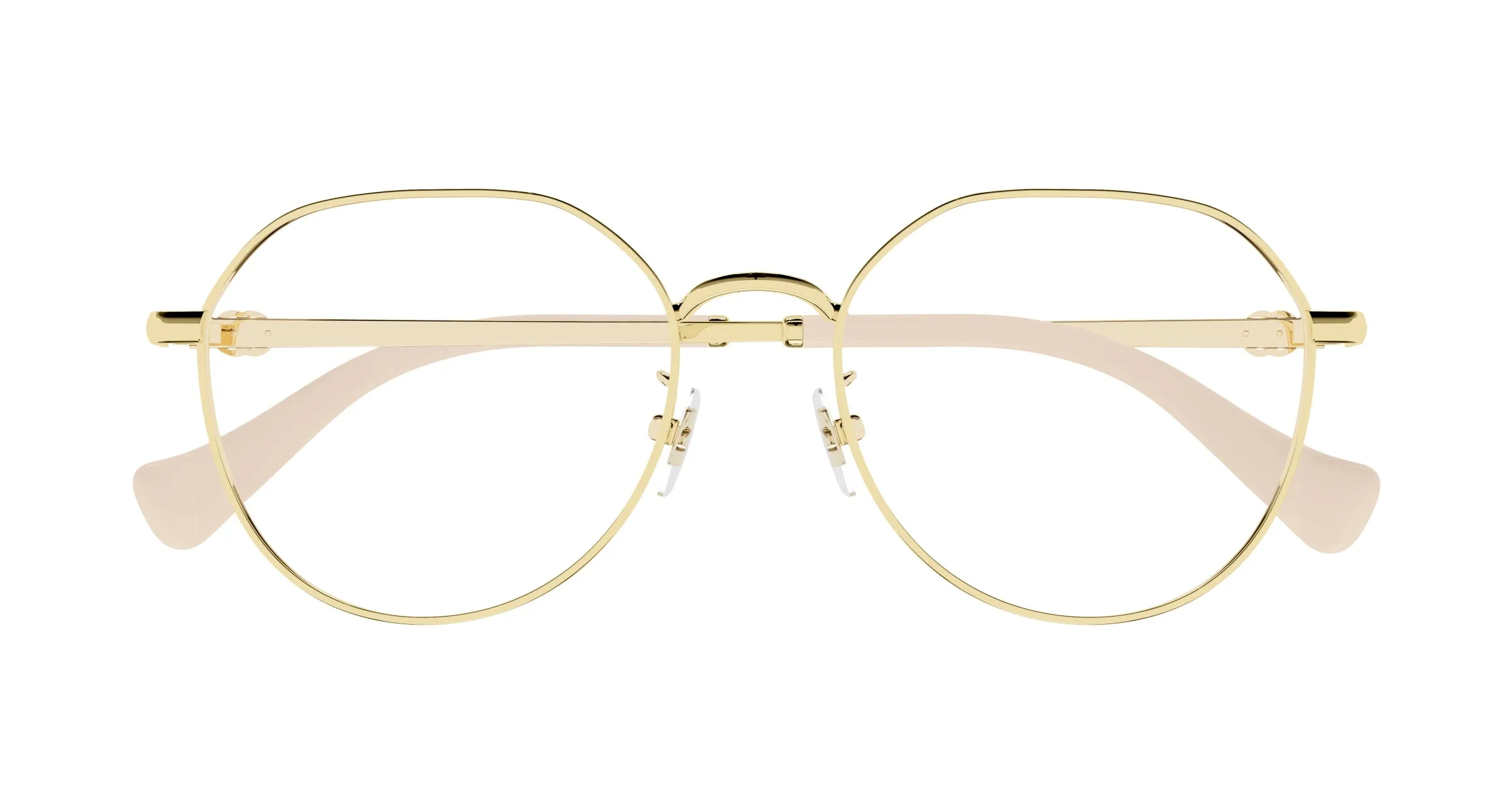 Gucci GG1145O 003 Montature da vista Metallo Oro Rotonda - immagine 2