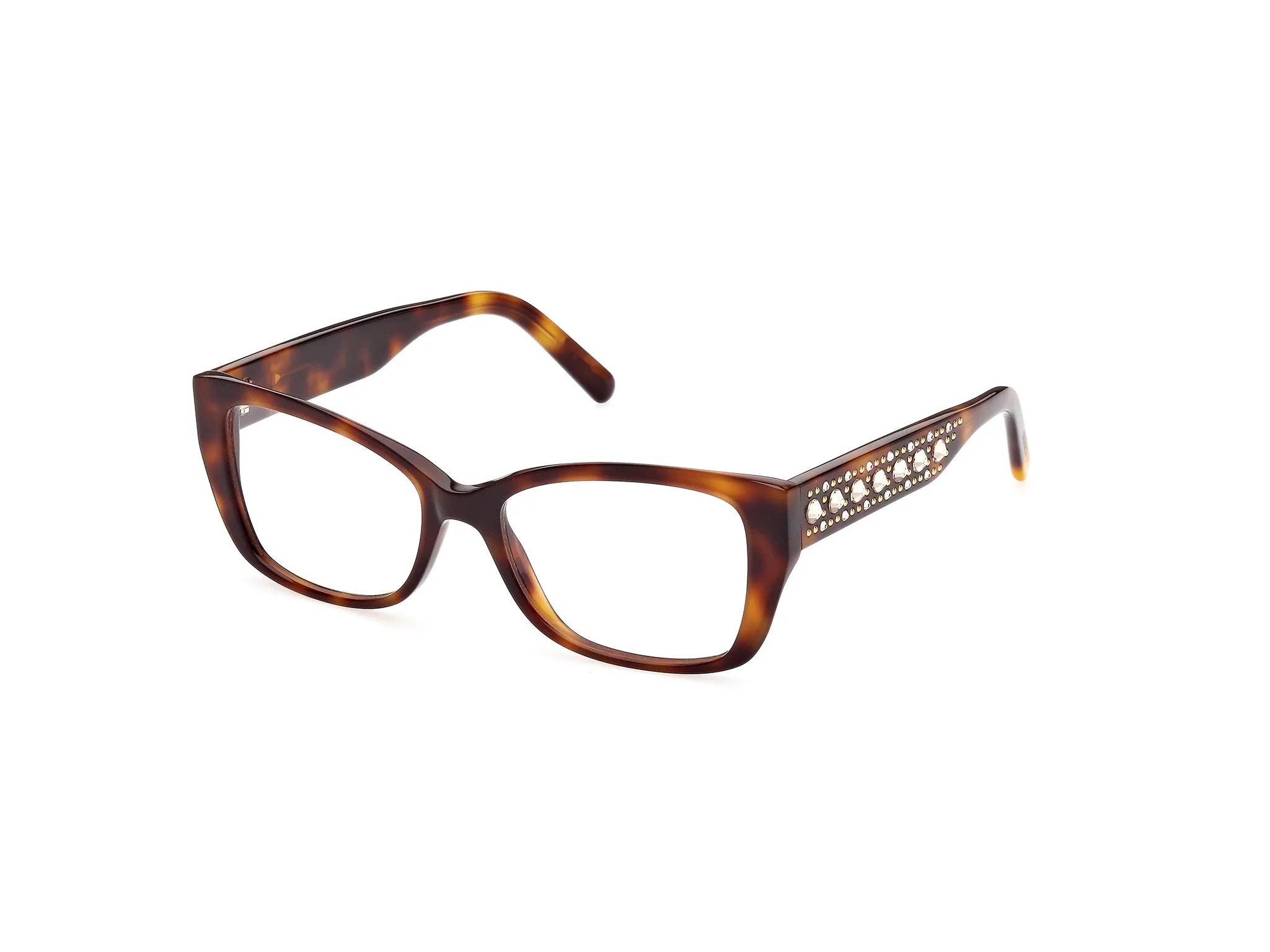 Swarovski SK5452 052 Montature da vista outlet Acetato Havana scuro Cat Eye Normale - immagine 1