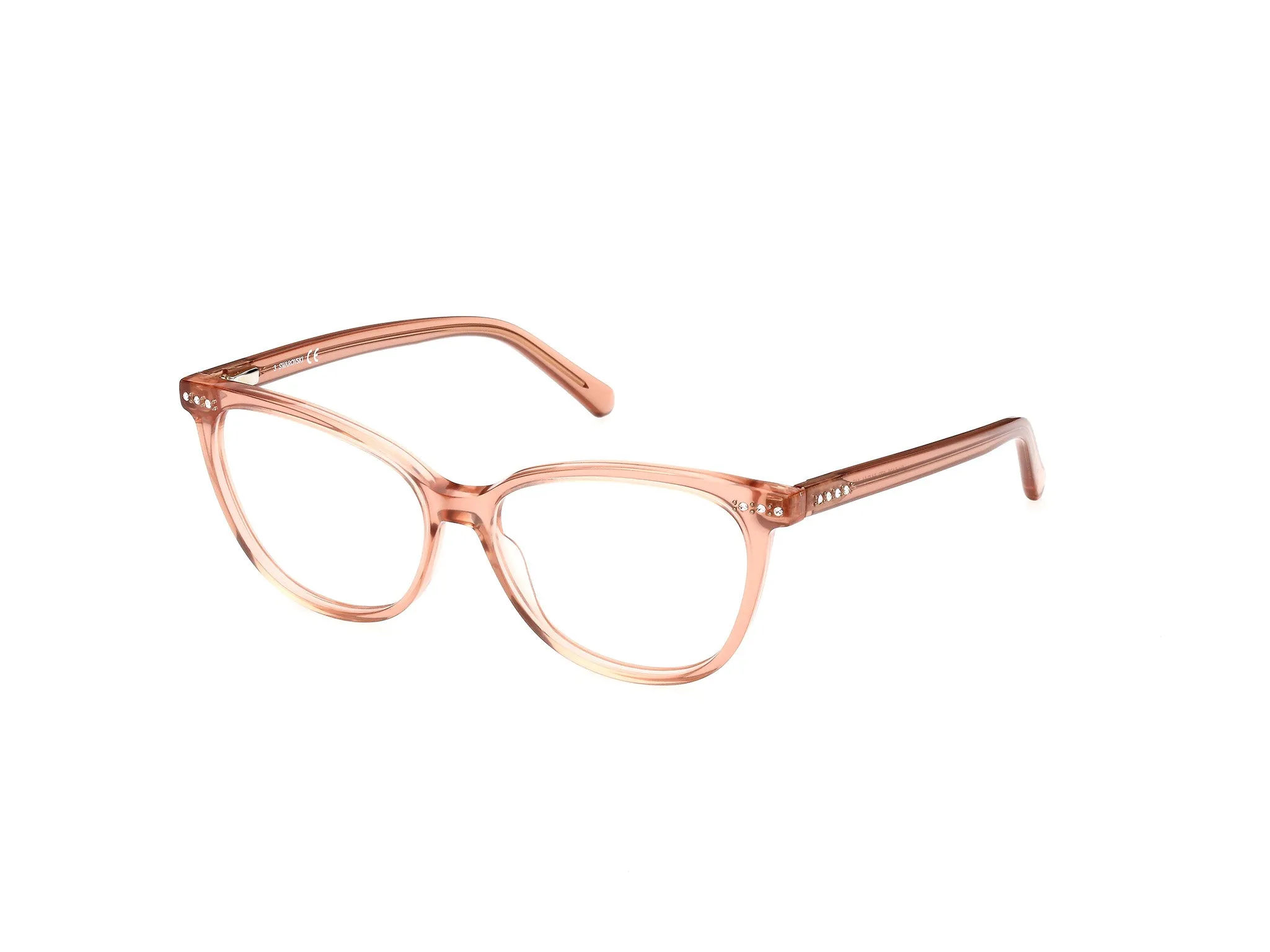 Swarovski SK5428 072 Montature da vista outlet Acetato Rosa Cat Eye Normale - immagine 1