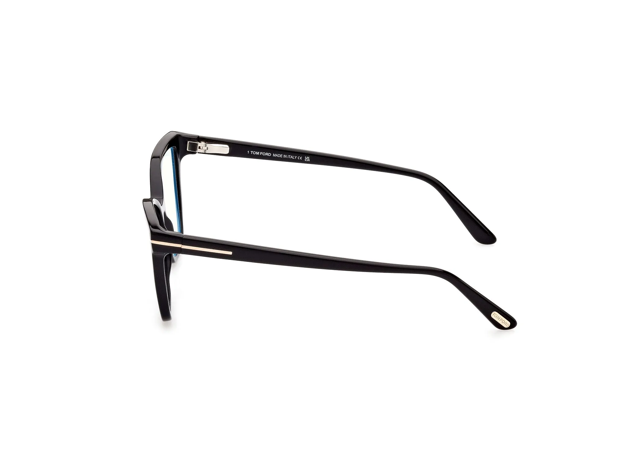 TOM FORD FT5812-B 1 Montature da vista Acetato Nero Farfalla Normale - immagine 3