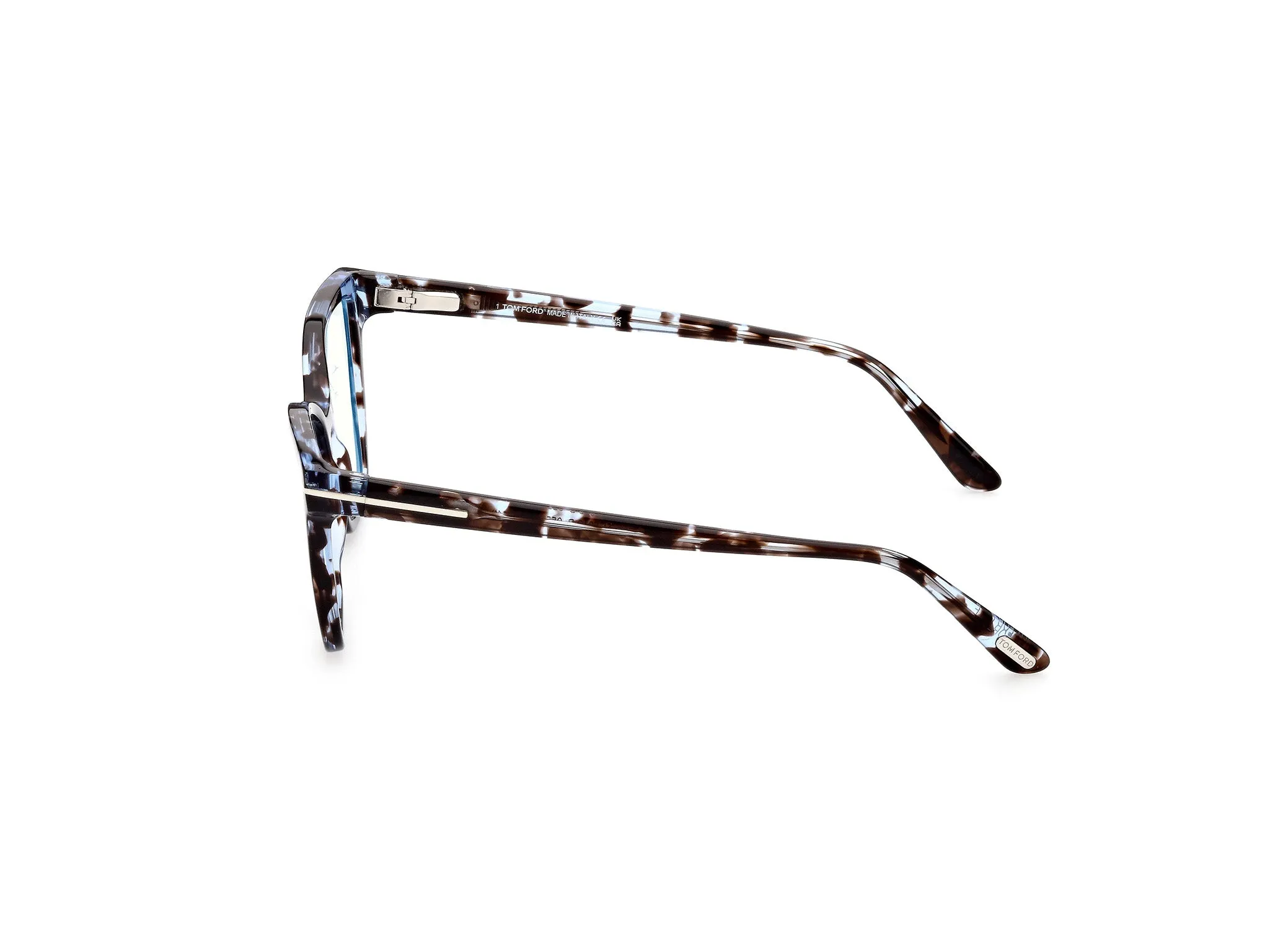 TOM FORD FT5812-B 55 Montature da vista Acetato Havana Farfalla Normale - immagine 3