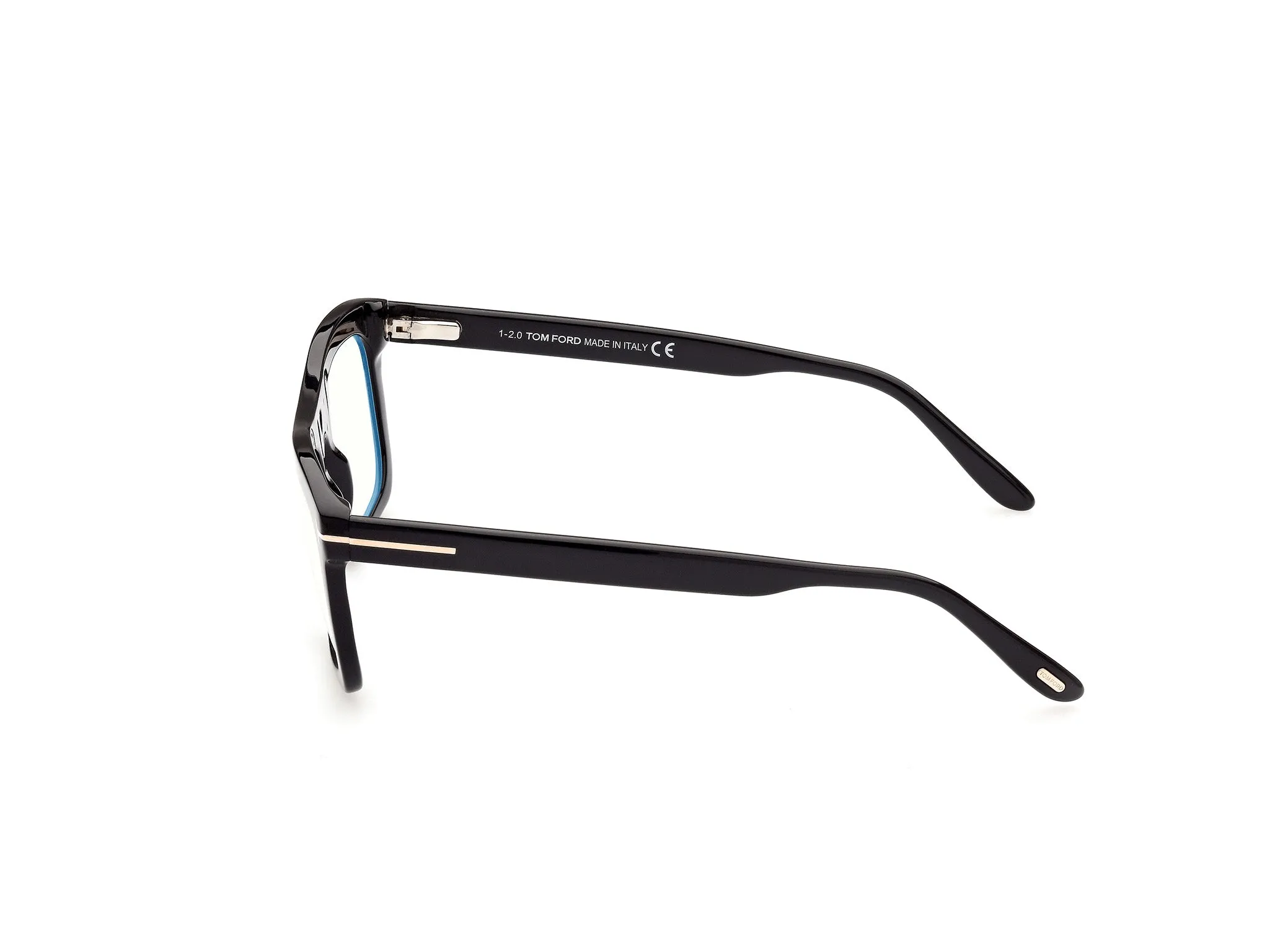TOM FORD FT5757-B 1 Montature da vista Acetato Nero Squadrata Normale - immagine 3