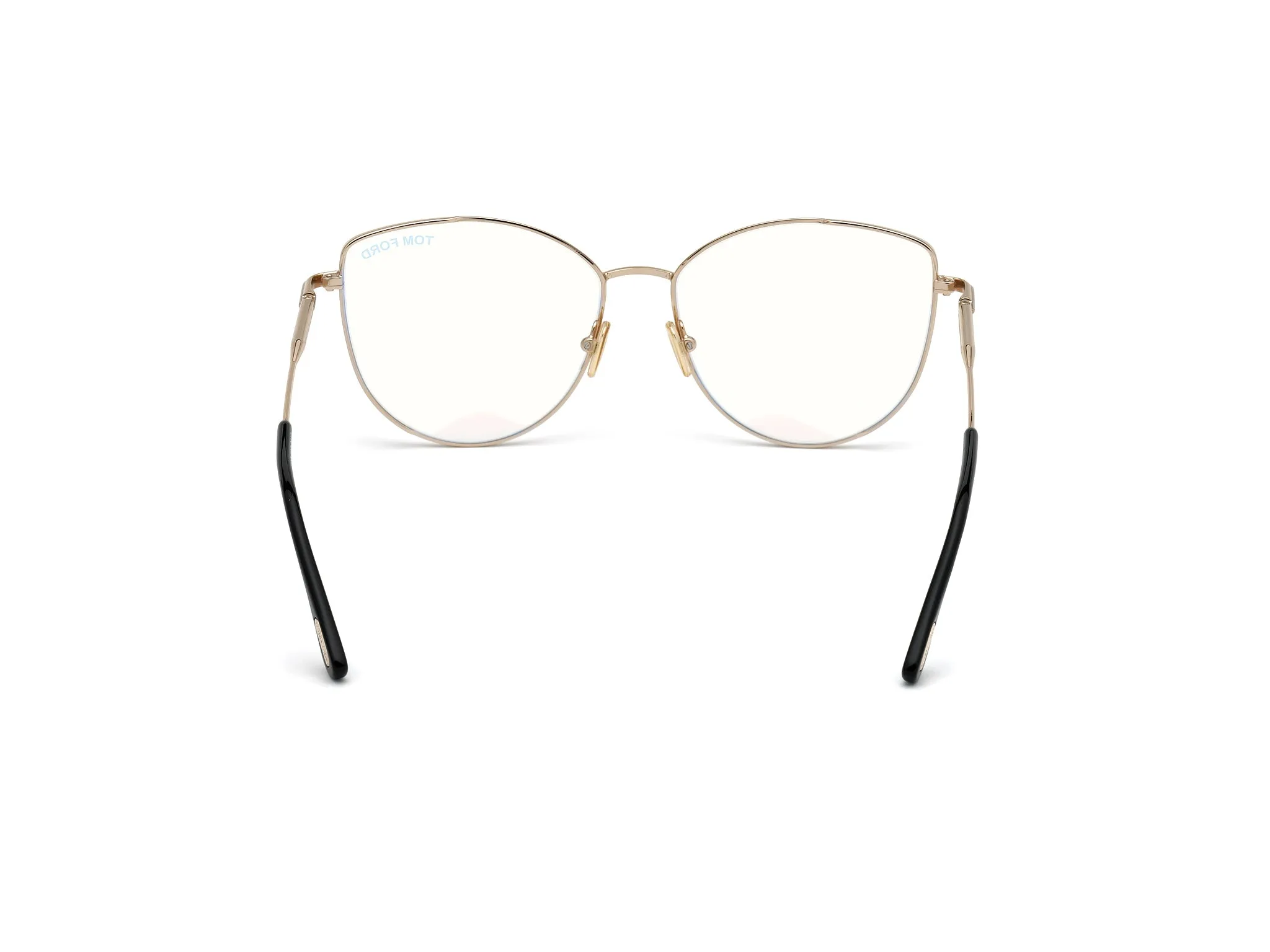 TOM FORD FT5667-B 5 Montature da vista Metallo Nero Cat Eye Normale Anti luce blu - per PC - immagine 4