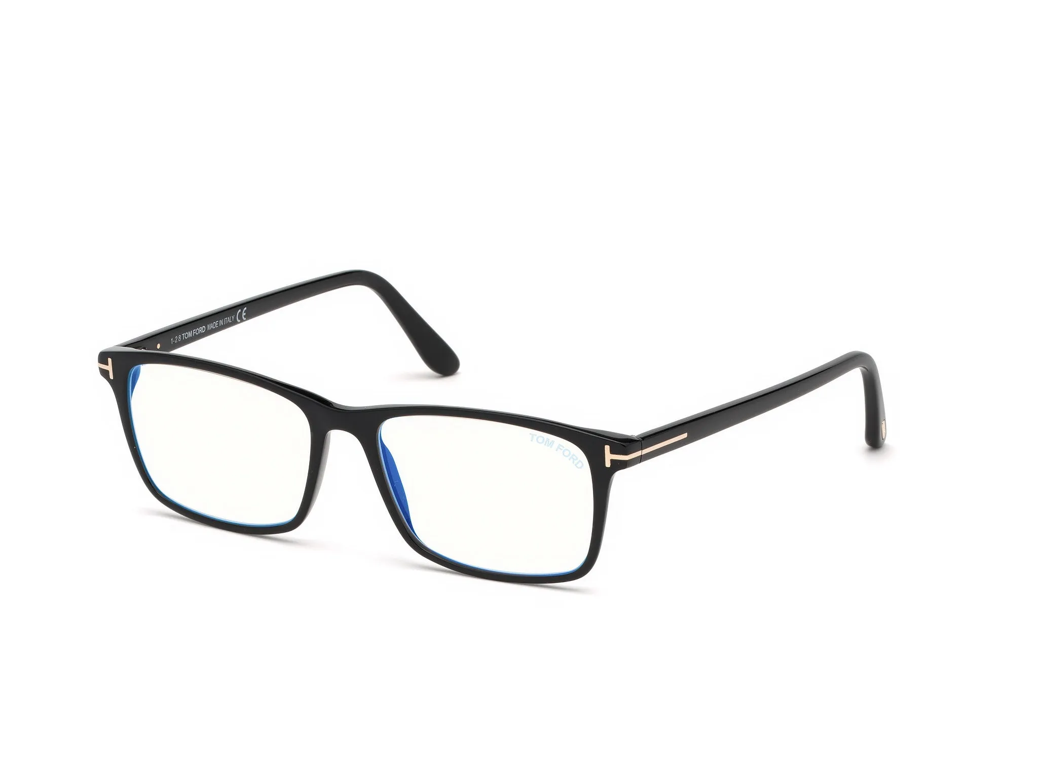 TOM FORD FT5584-B 1 Montature da vista Acetato Nero Geometrica Normale - immagine 1