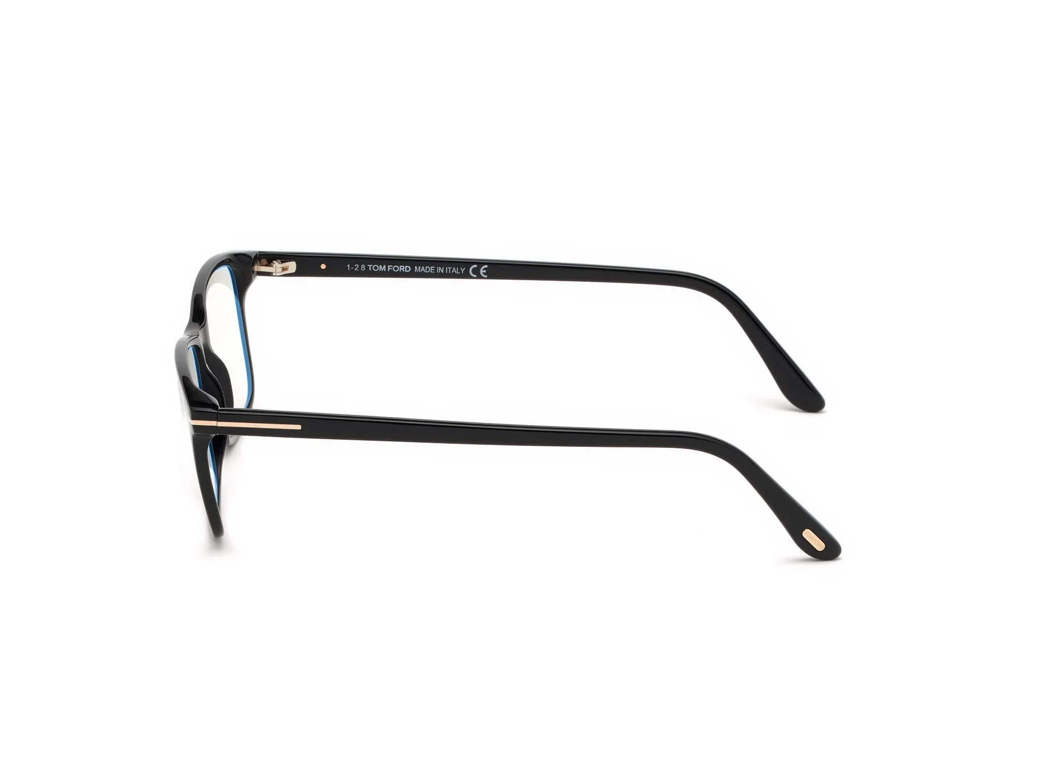 TOM FORD FT5584-B 1 Montature da vista Acetato Nero Geometrica Normale - immagine 3