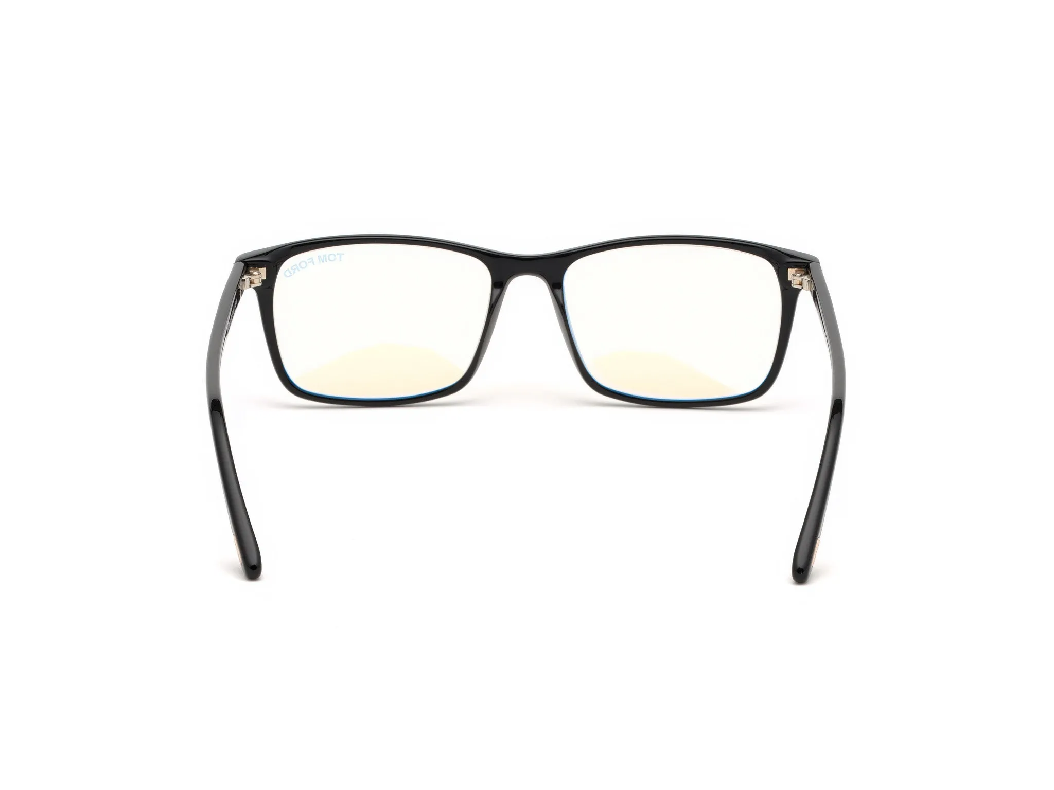 TOM FORD FT5584-B 1 Montature da vista Acetato Nero Squadrata Anti-luce blu - immagine 4