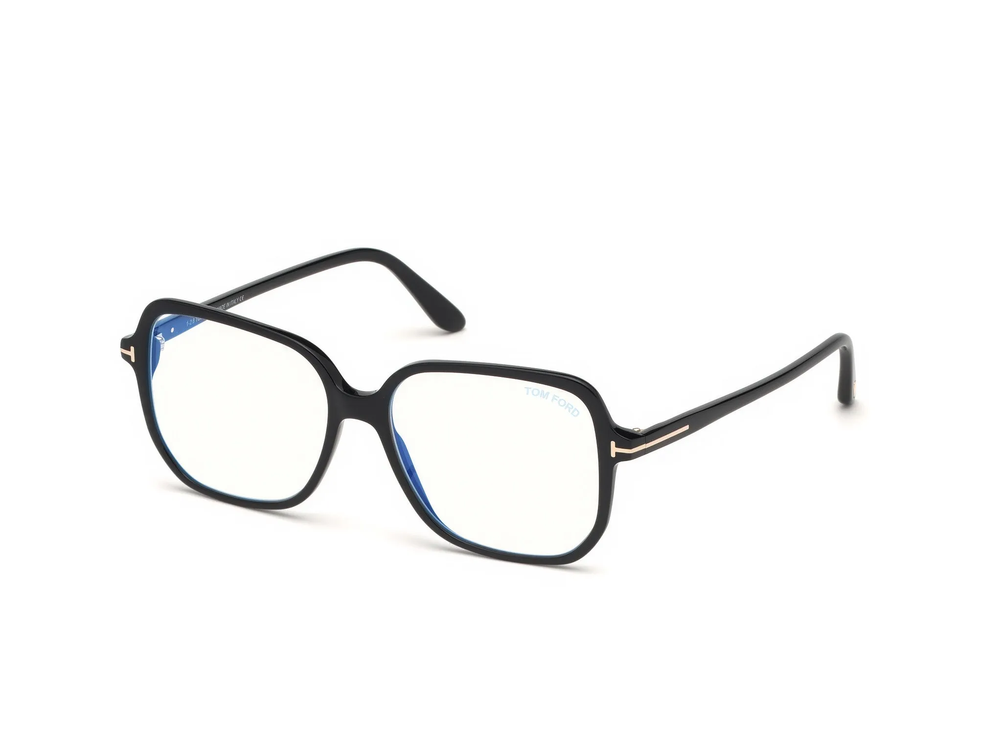 TOM FORD FT5578-B 1 Montature da vista Acetato Nero Geometrica Normale - immagine 1