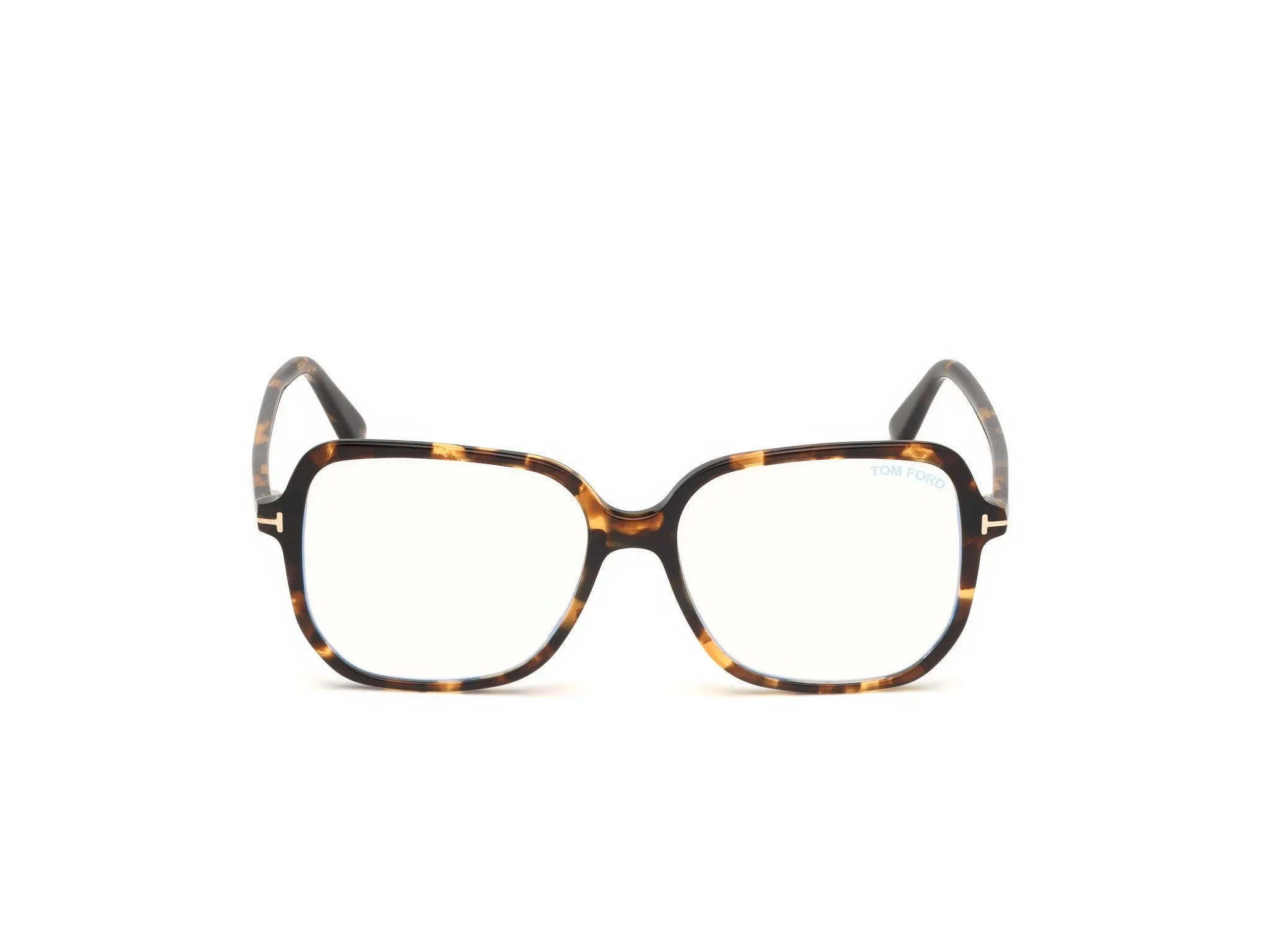 TOM FORD FT5578-B 52 Montature da vista Acetato Havana Geometrica Normale - immagine 2