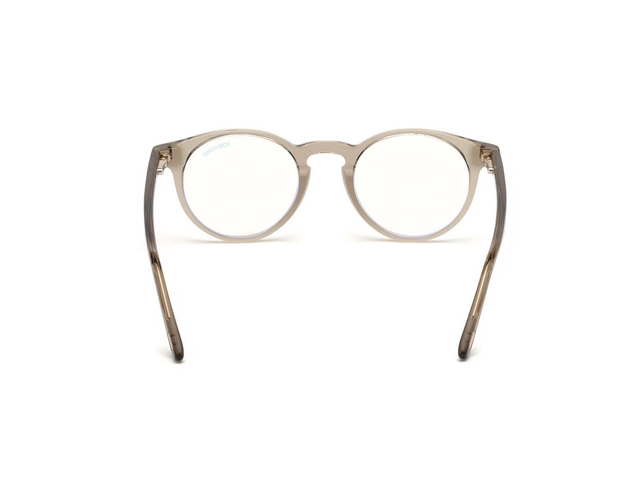 TOM FORD FT5557-B 45 Montature da vista Acetato Marrone Rotonda Normale - immagine 4