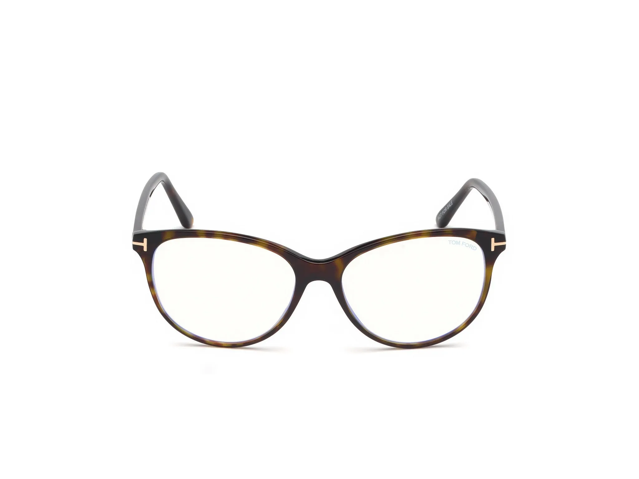 TOM FORD FT5544-B 52 Montature da vista Acetato Havana Cat Eye Normale - immagine 2
