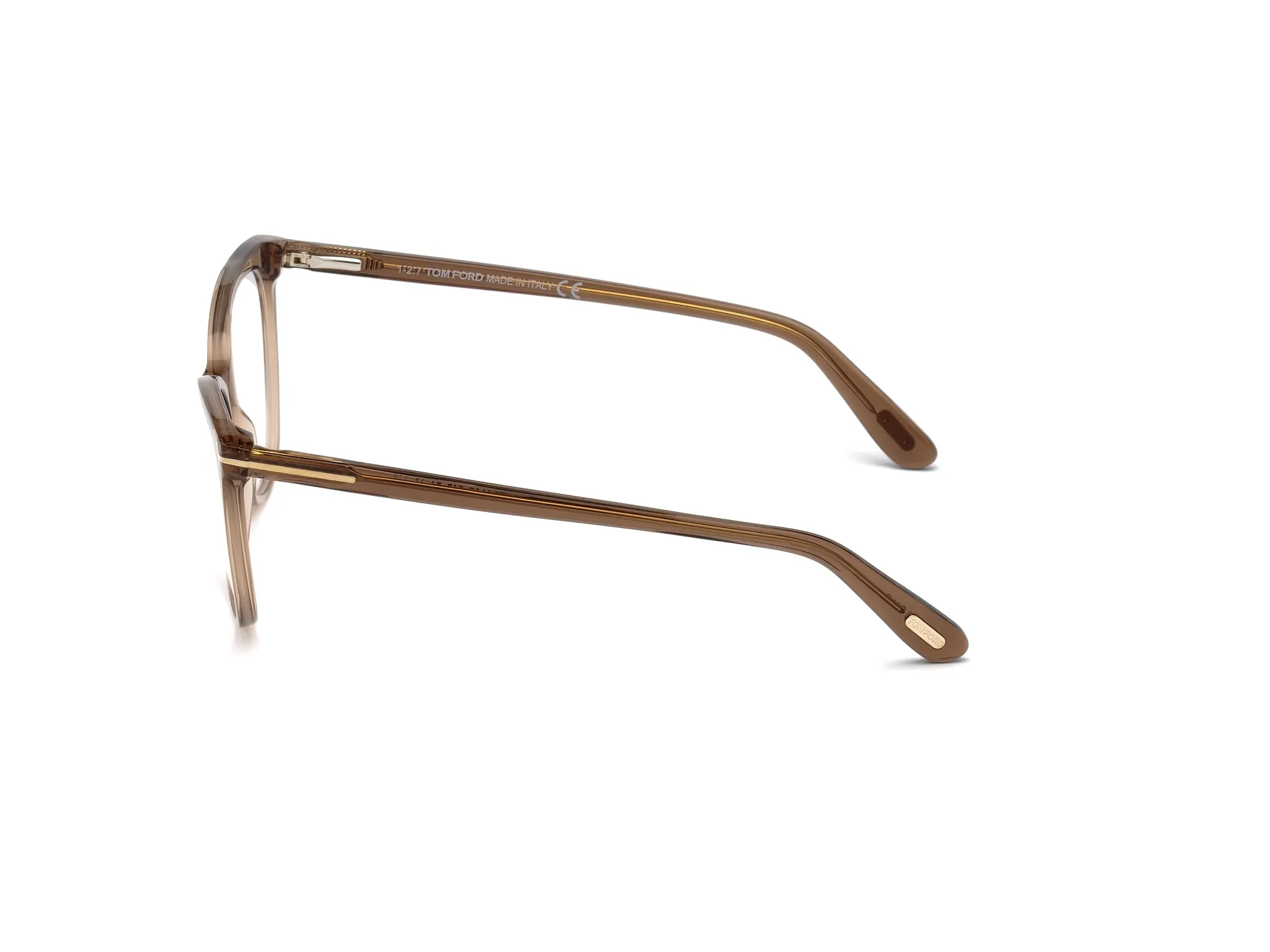 TOM FORD FT5513 045 Montature da vista Acetato Marrone Geometrica Normale - immagine 3