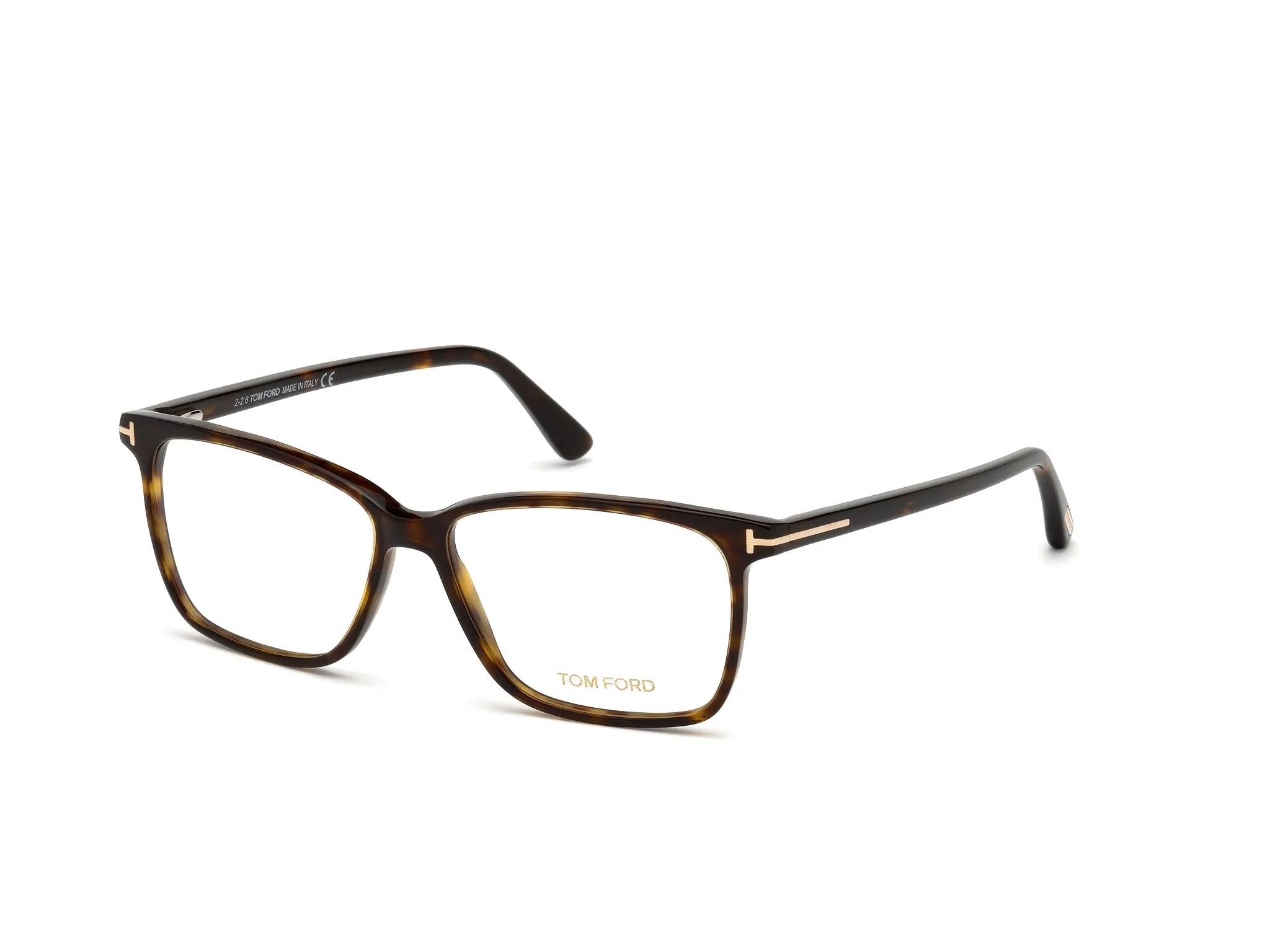 TOM FORD FT5478-B 52 Montature da vista Acetato Havana Geometrica Normale - immagine 1