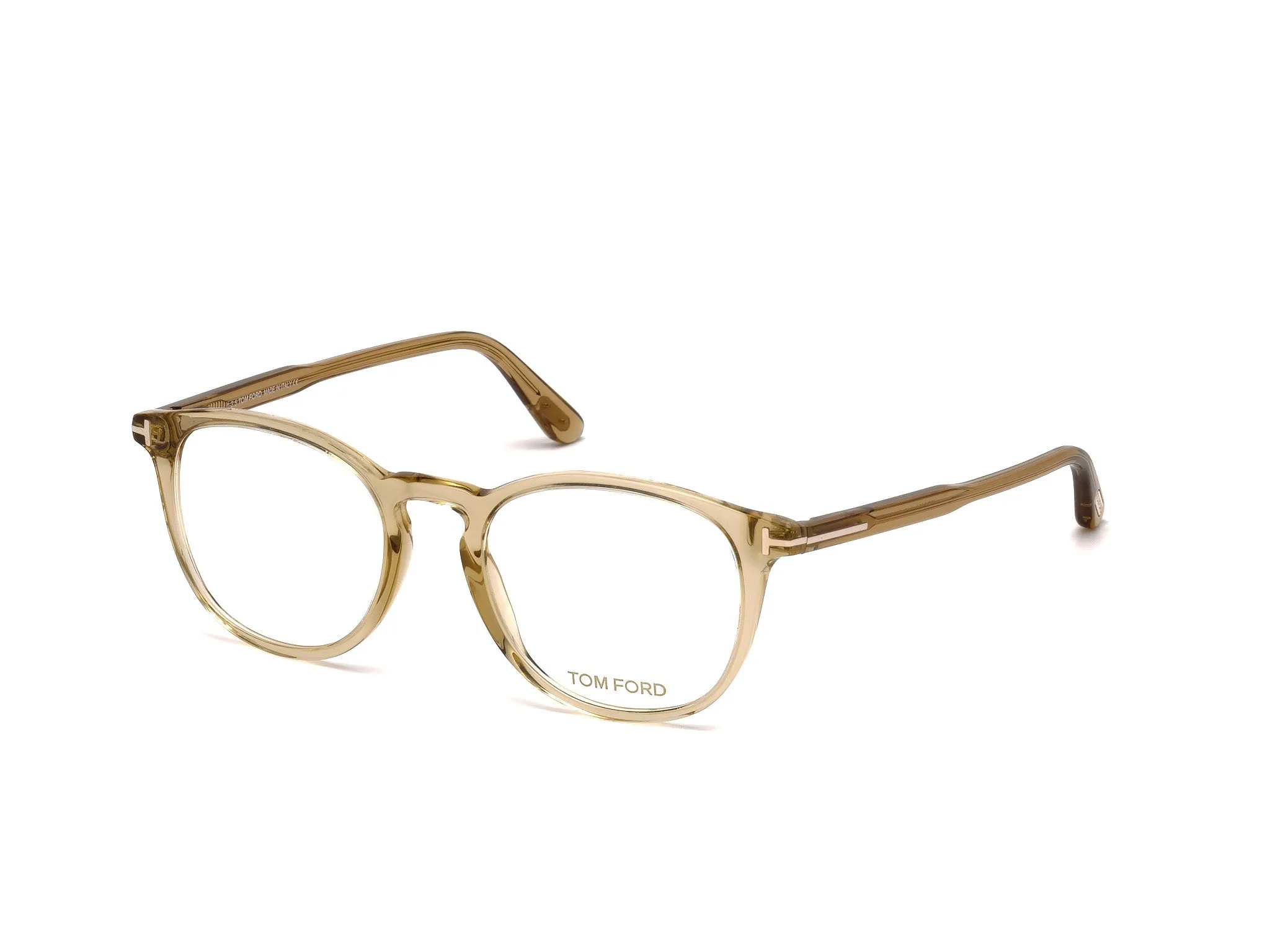 TOM FORD FT5401 45 Montature da vista Acetato Marrone Rotonda Normale - immagine 1