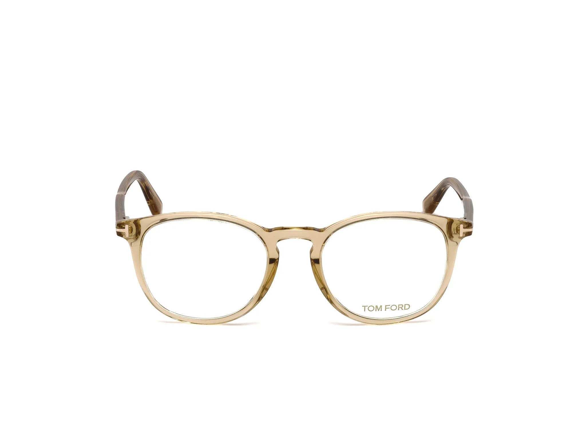 TOM FORD FT5401 45 Montature da vista Acetato Marrone Rotonda Normale - immagine 2
