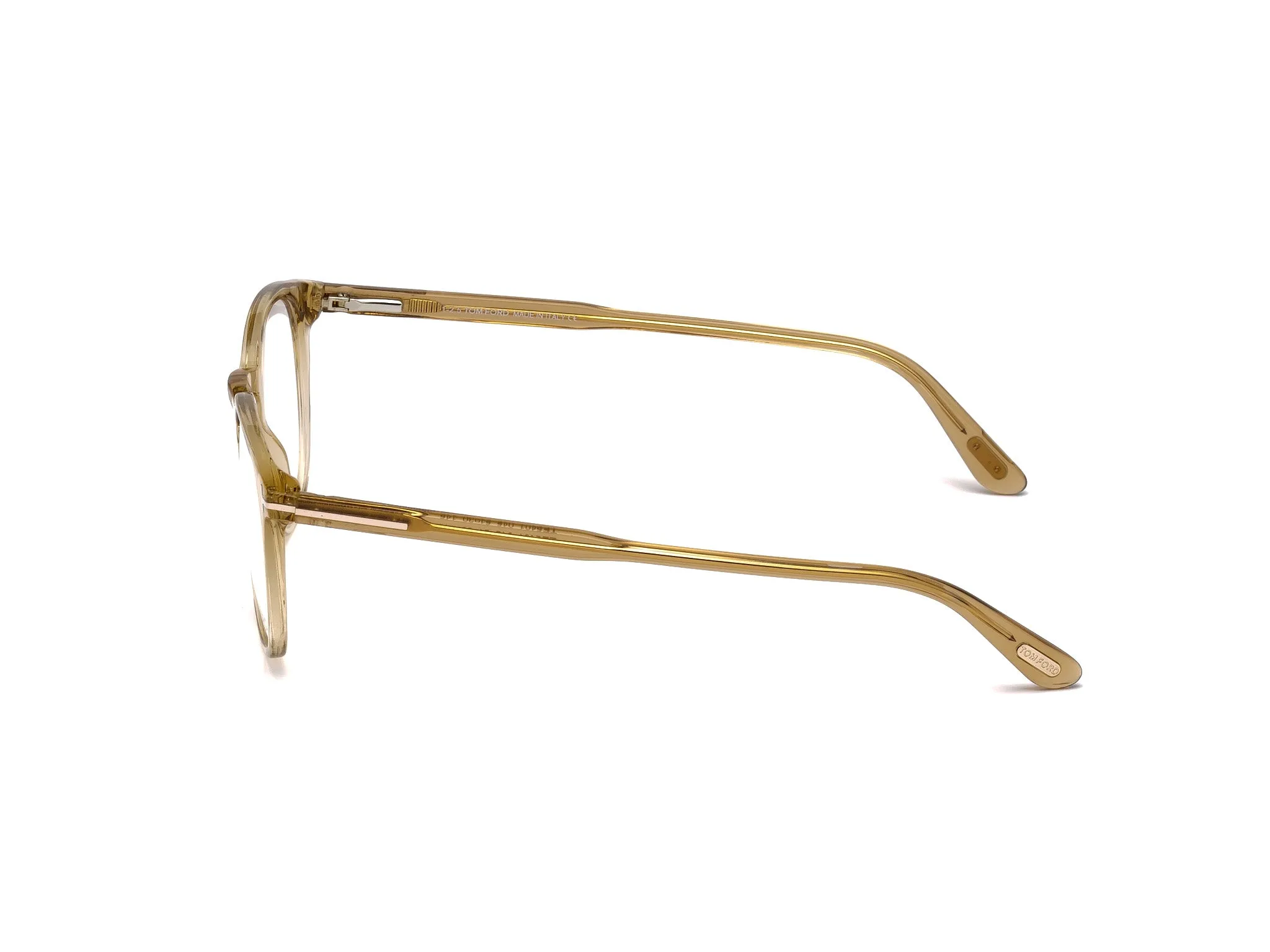 TOM FORD FT5401 45 Montature da vista Acetato Marrone Rotonda Normale - immagine 3