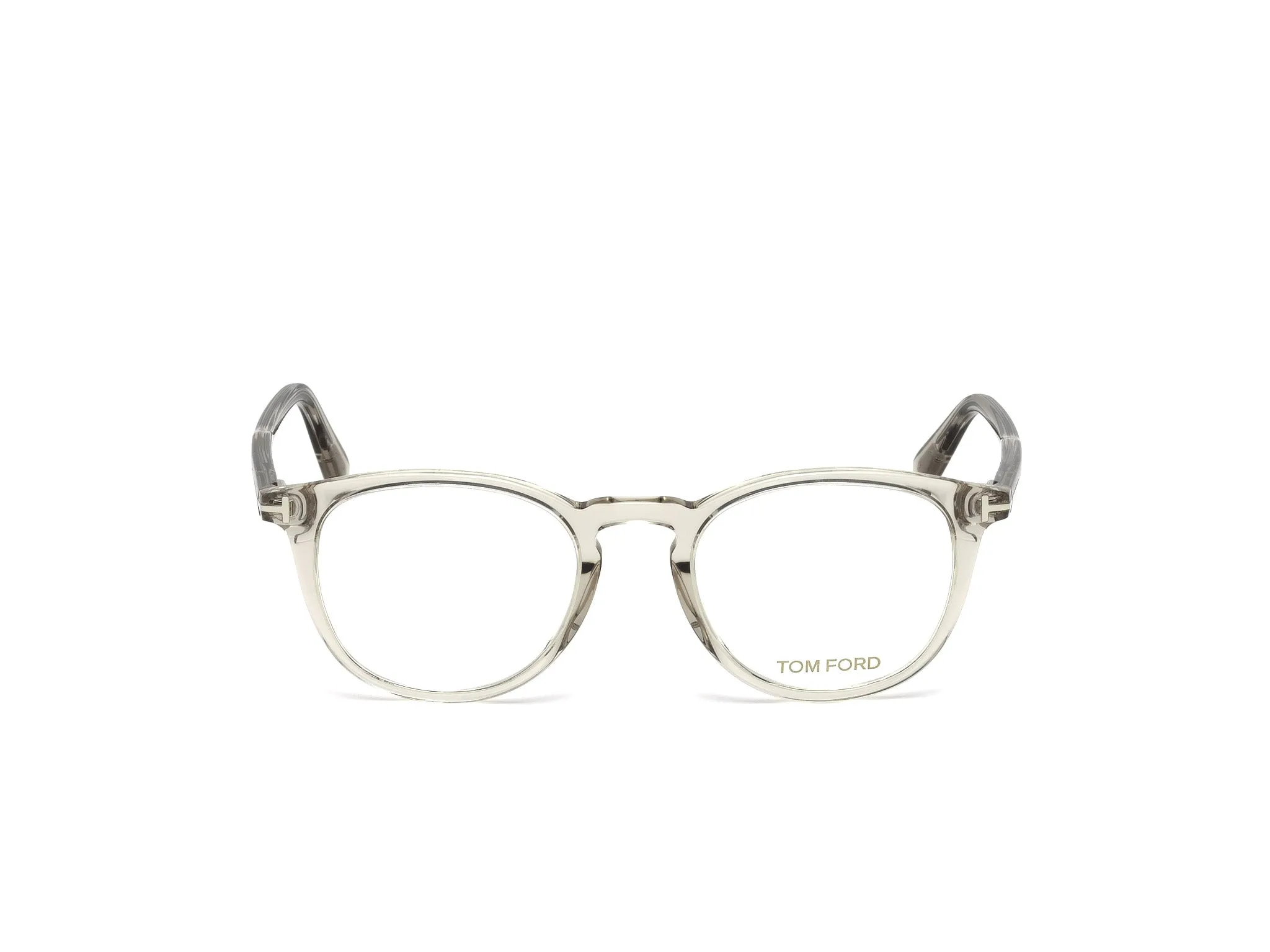 TOM FORD FT5401 20 Montature da vista Acetato Grigio Rotonda Normale - immagine 2