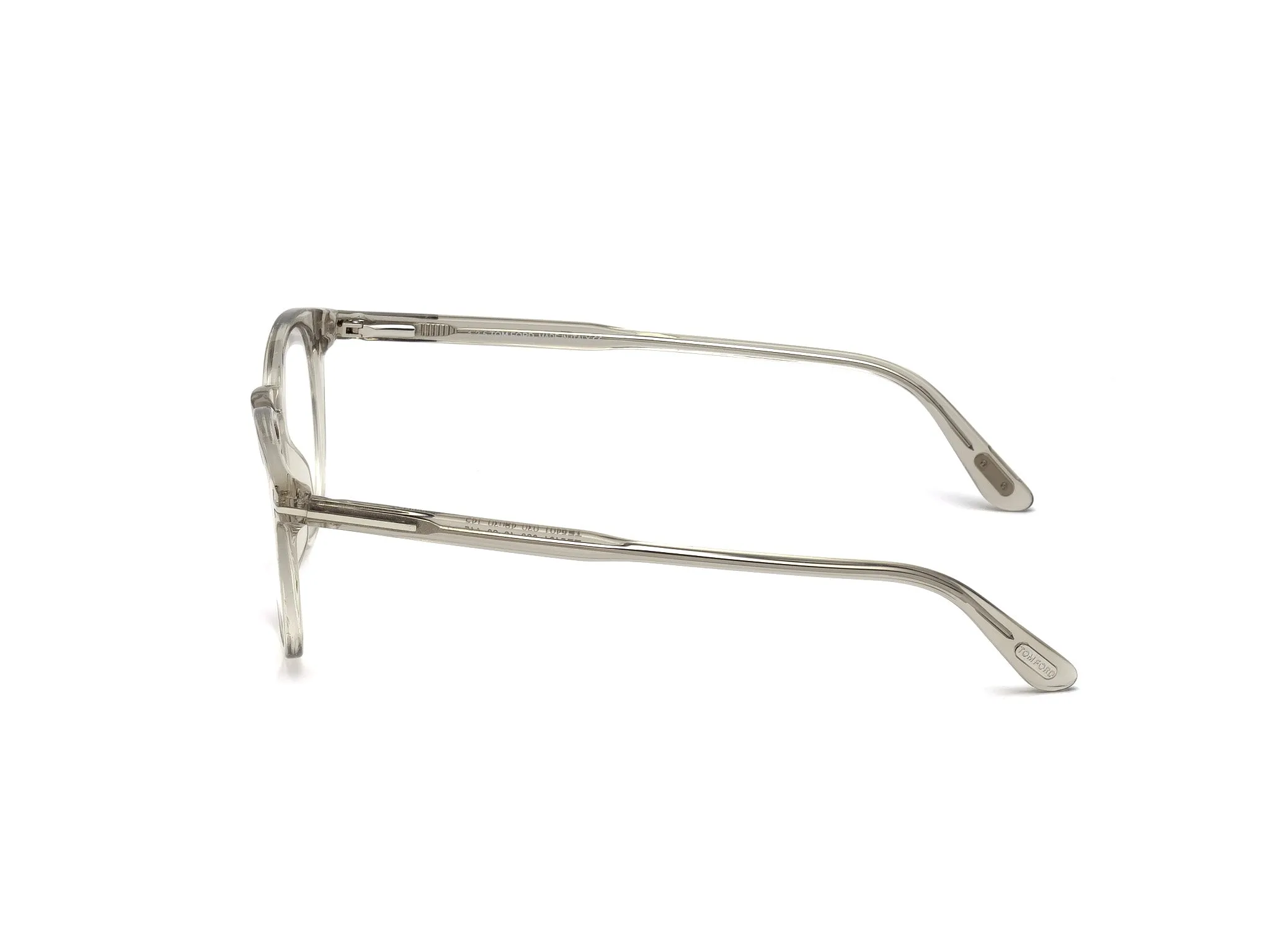 TOM FORD FT5401 20 Montature da vista Acetato Grigio Rotonda Normale - immagine 3