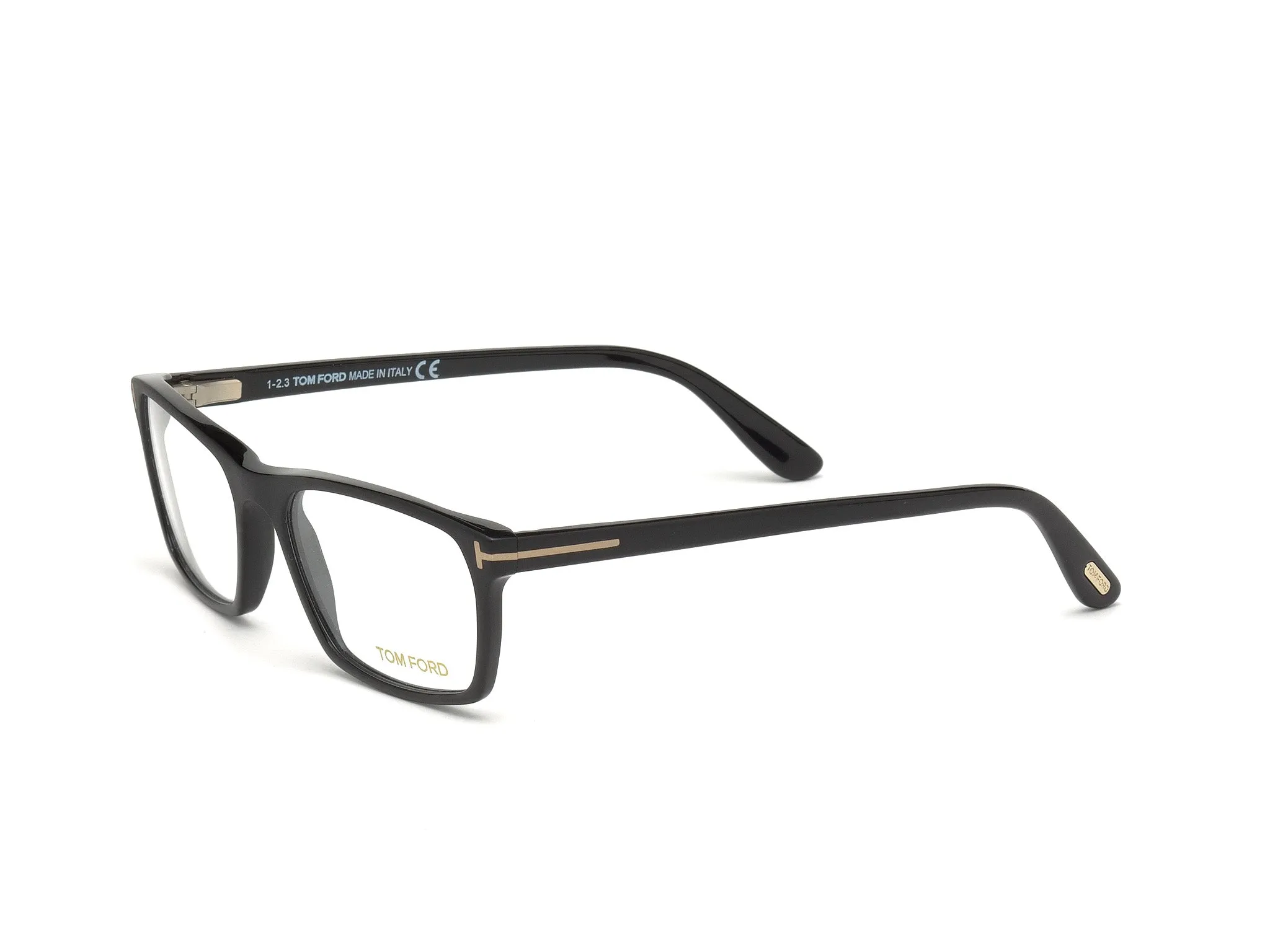 TOM FORD FT5295 002 Montature da vista Acetato Nero Geometrica Normale - immagine 3