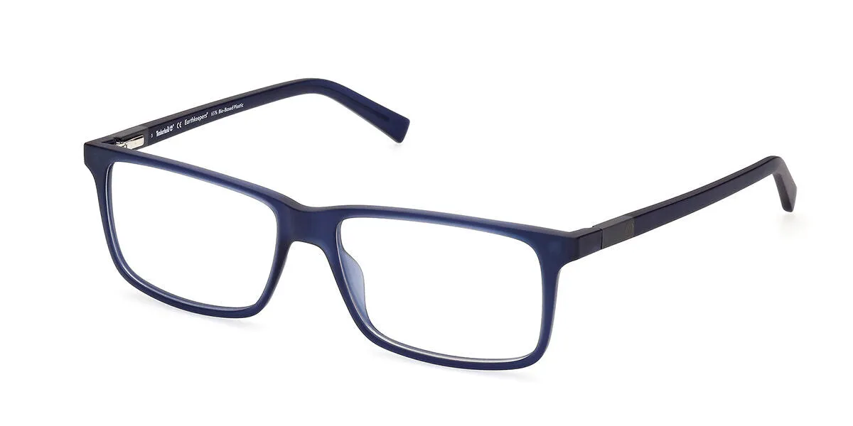 Timberland TB1765 91 Montature da vista Iniettato Blu Squadrata Normale - immagine 1
