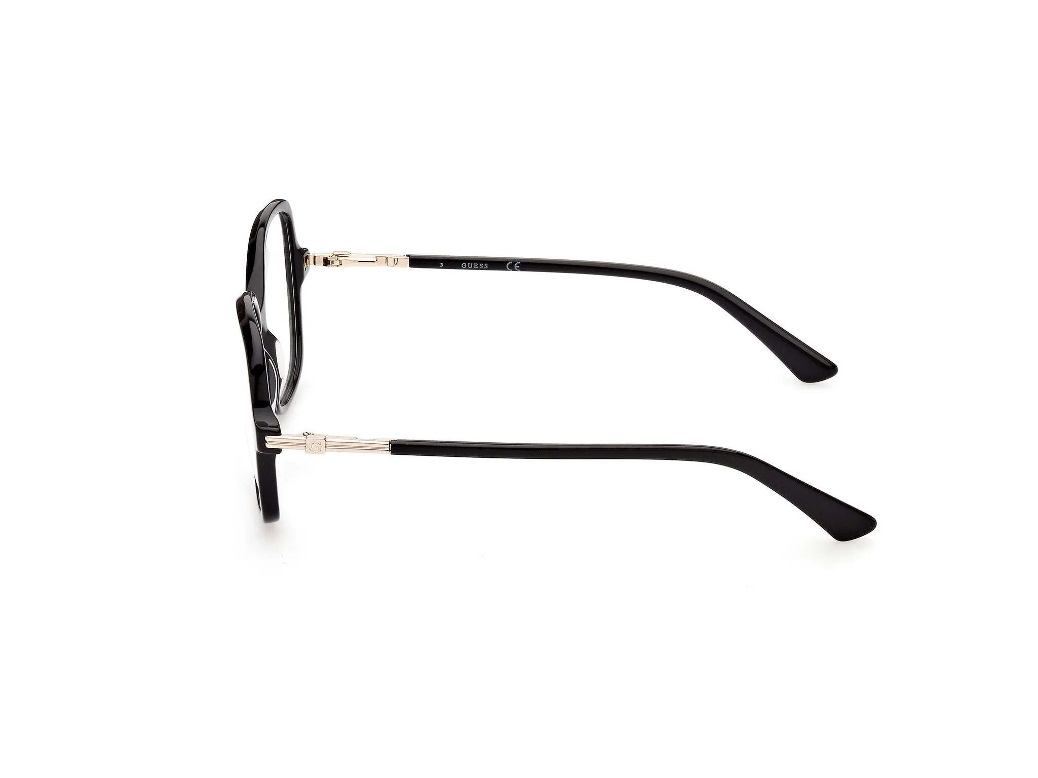 Guess GU2906 1 Montature da vista Acetato Nero Geometrica Normale - immagine 3