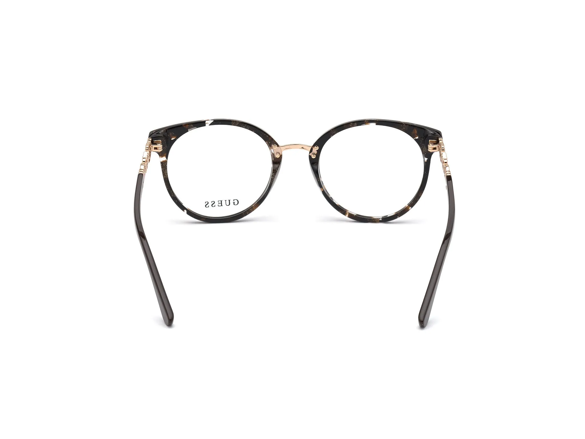 Guess GU2834 50 Montature da vista Acetato Marrone Rotonda Normale - immagine 4