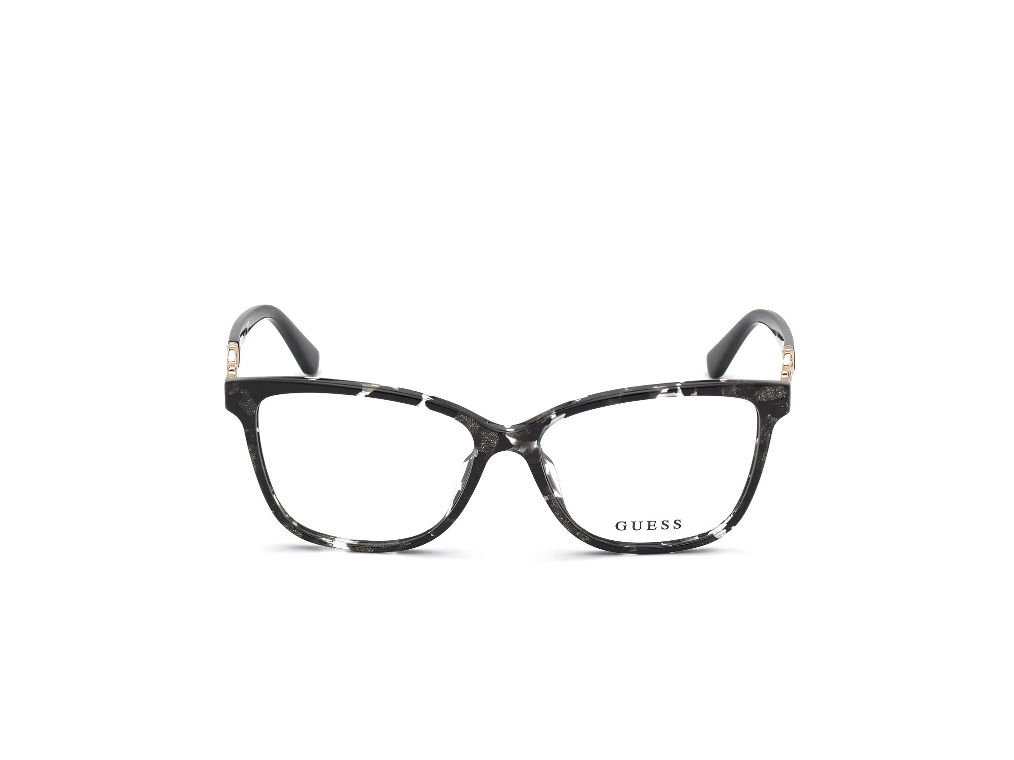 Guess GU2832 005 Montature da vista Acetato Nero Squadrata Normale - immagine 2