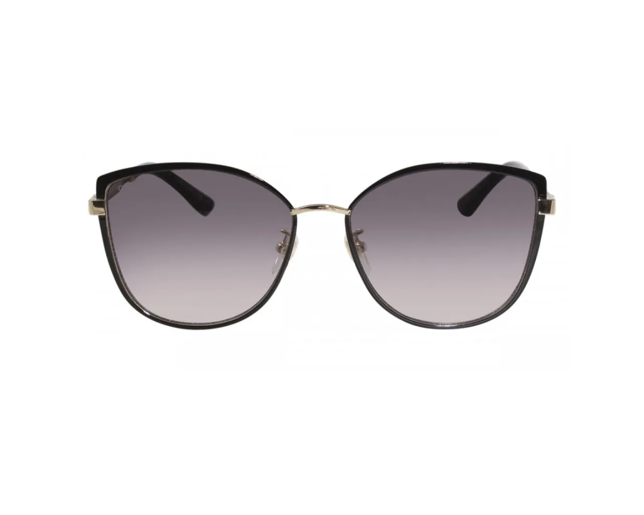 Gucci GG0589SK 001 Occhiali da sole Metallo Nero Grigio Cat Eye Normale Sfumato - immagine 2