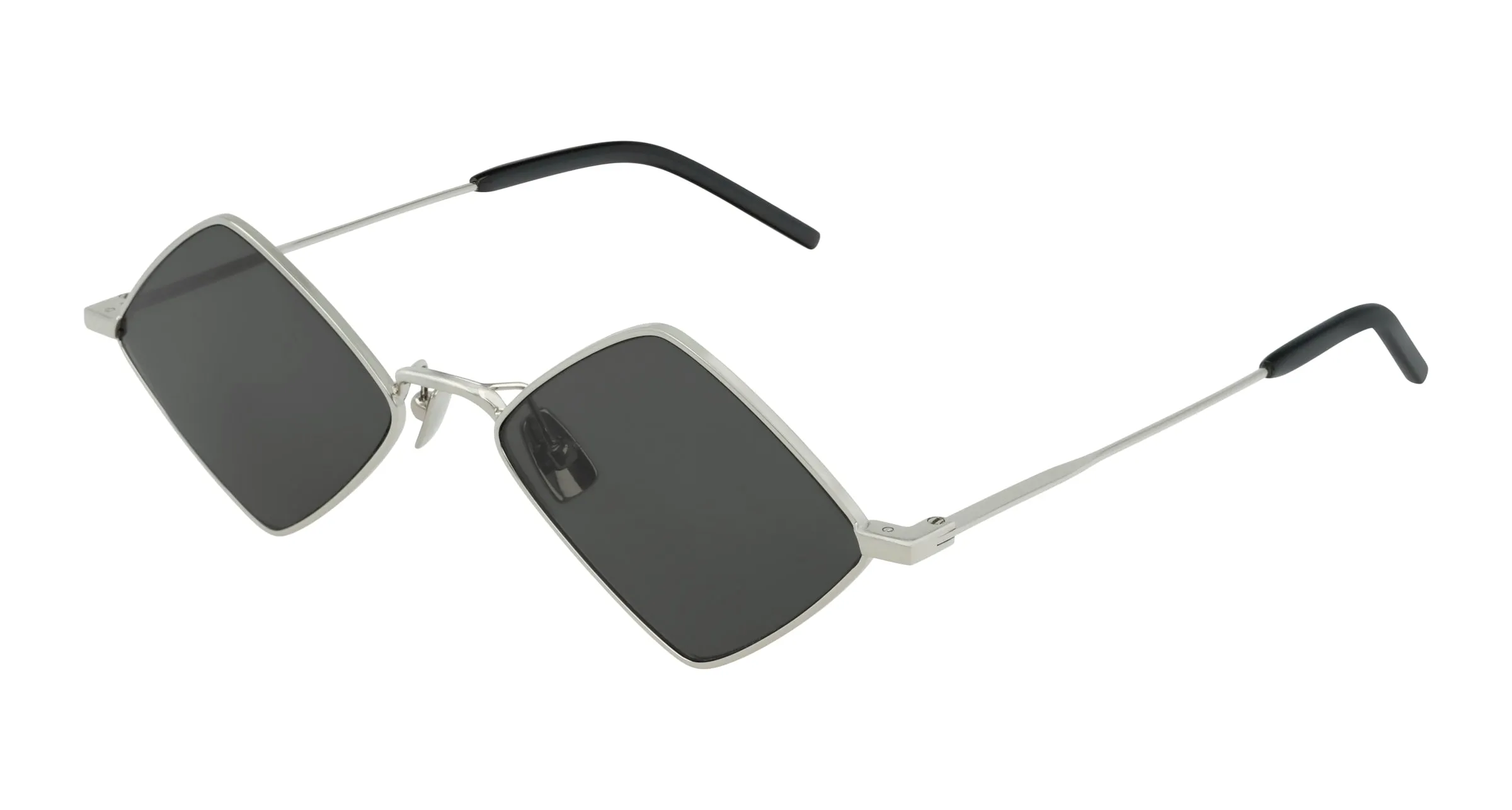 SAINT LAURENT SL 302 LISA 001 Occhiali da sole Metallo Argento Grigio Geometrica Normale - immagine 1