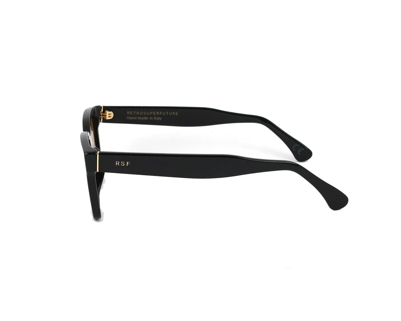 Retrosuperfuture 9I2 AMERICA REFINED Occhiali da sole Acetato Nero Marrone Squadrata - immagine 3