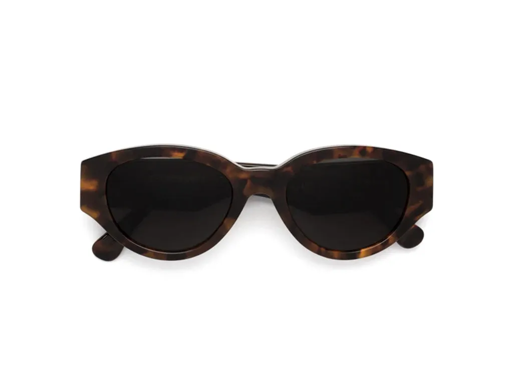 Retrosuperfuture XKP DREW MAMA CLASSIC HAVANA Occhiali da sole Acetato Havana Grigio Rotonda Normale - immagine 2