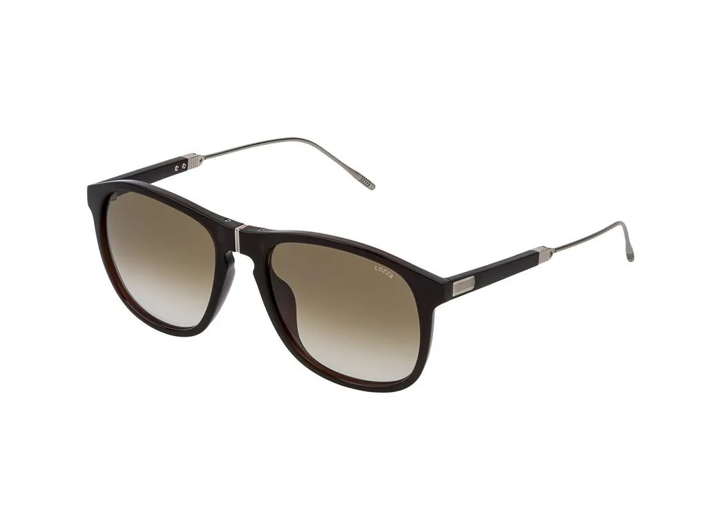 Lozza SL4245 - POCKET COOPER 1 0Z60 Occhiali da sole Plastica Verde Marrone Squadrata Normale Sfumato - immagine 1