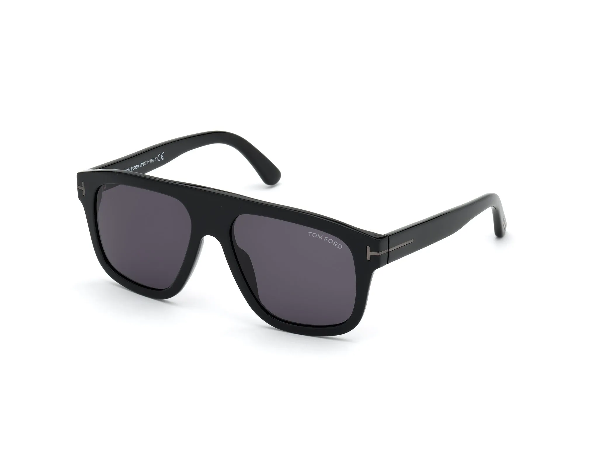 TOM FORD FT0777-N THOR 01A Occhiali da sole Acetato Nero Grigio Squadrata Normale - immagine 1