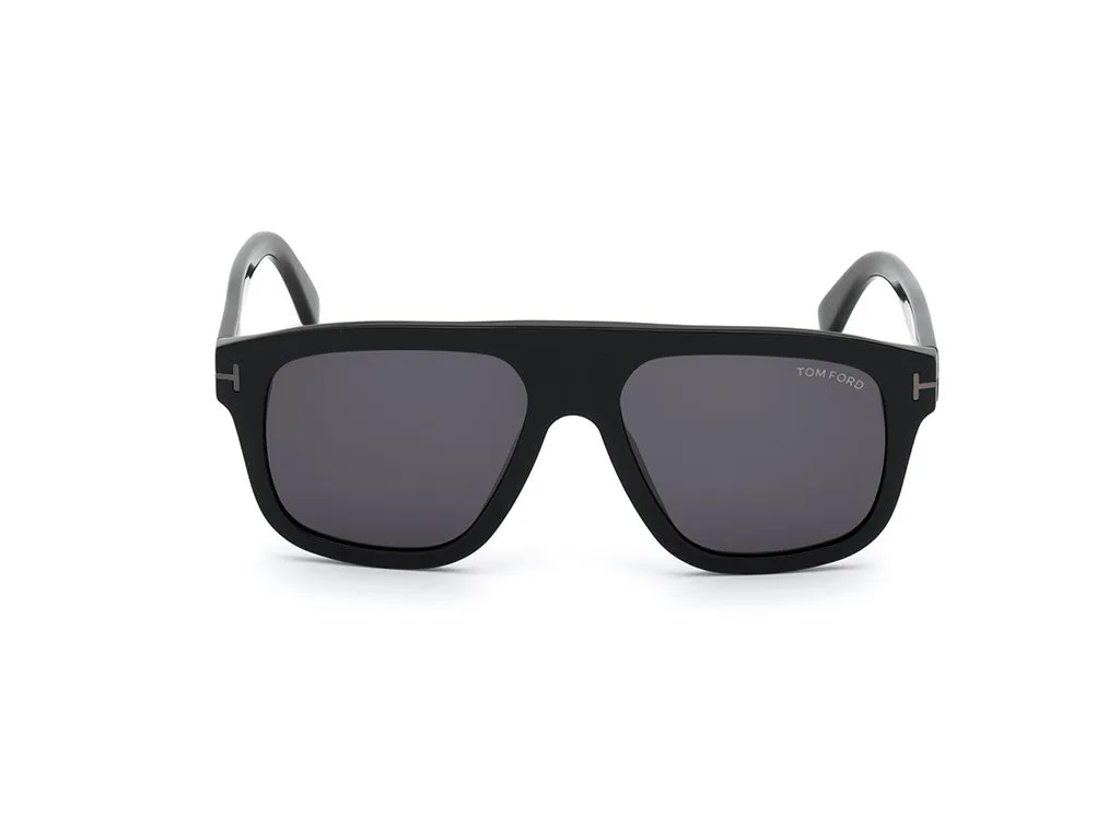 TOM FORD FT0777-N THOR 01A Occhiali da sole Acetato Nero Grigio Squadrata Normale - immagine 2