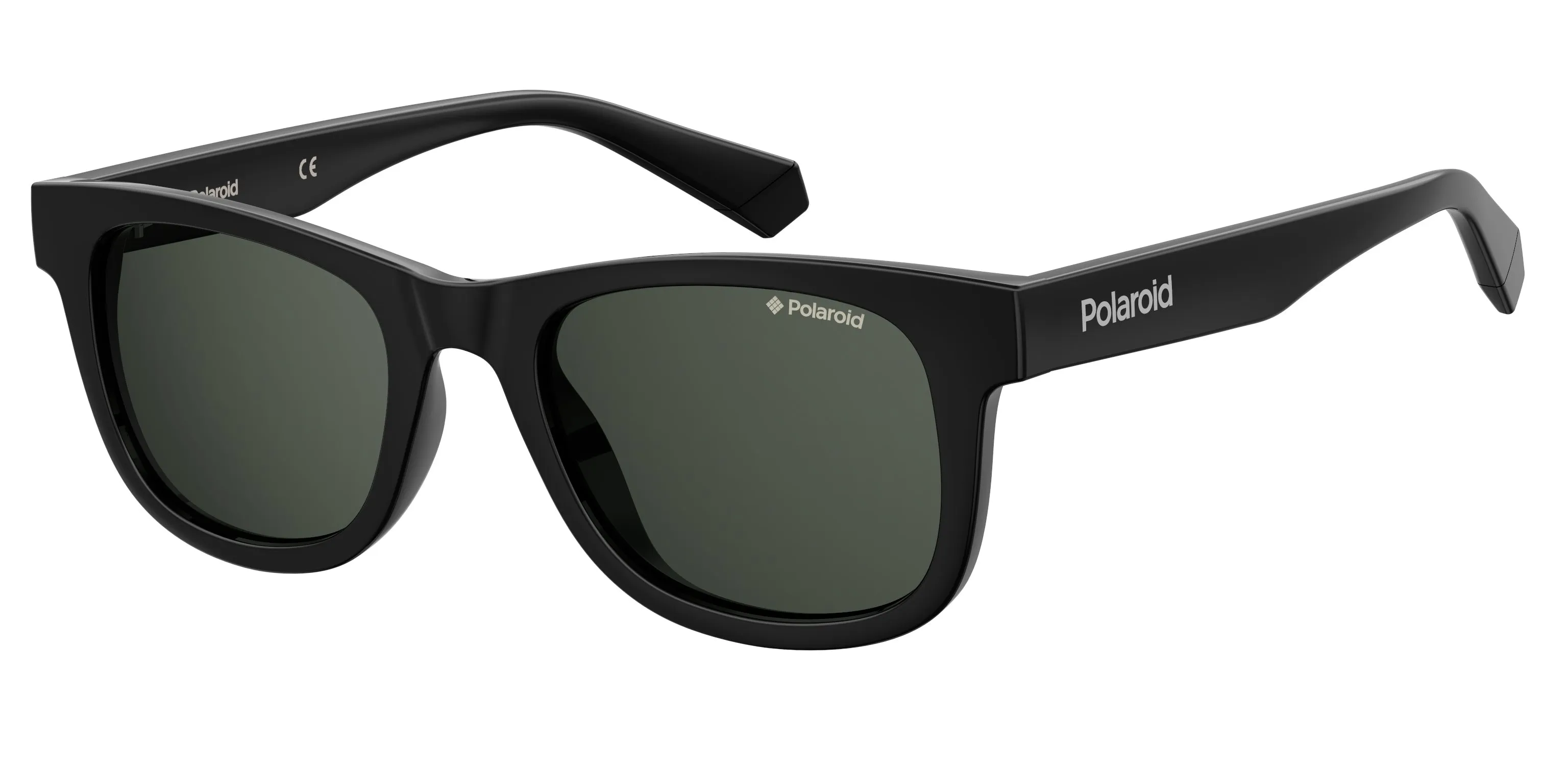 Polaroid PLD 8009/N/NEW 807/M9 Occhiali da sole bambino Plastica Nero Grigio Squadrata Polarizzata - immagine 1