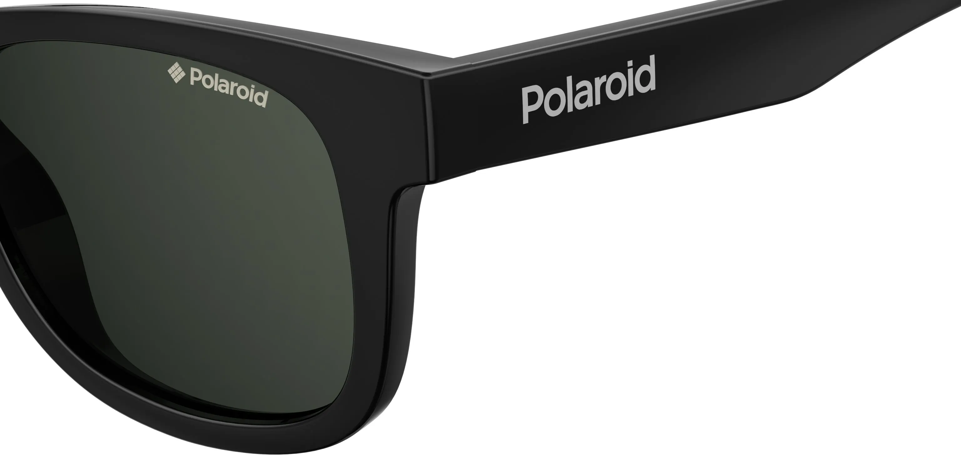 Polaroid PLD 8009/N/NEW 807/M9 Occhiali da sole bambino Plastica Nero Grigio Squadrata Polarizzata - immagine 3