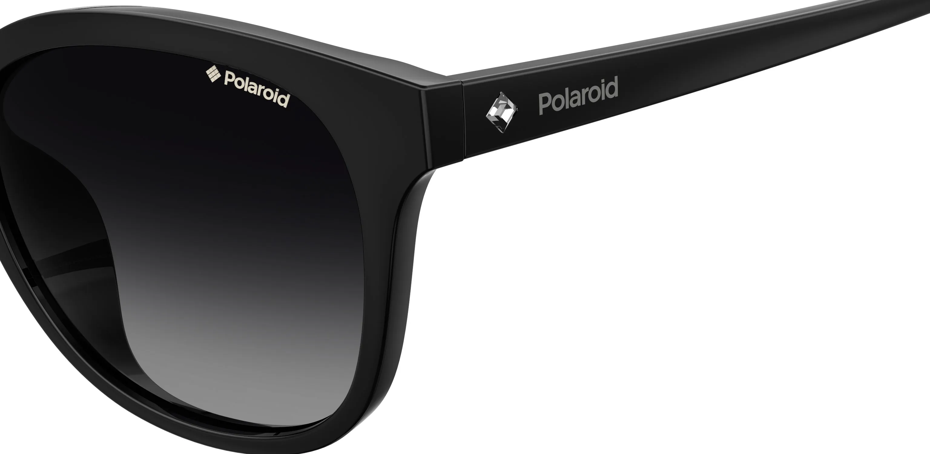 Polaroid PLD 4089/F/S 807/WJ Occhiali da sole Plastica Nero Grigio Squadrata Polarizzata Sfumato - immagine 3