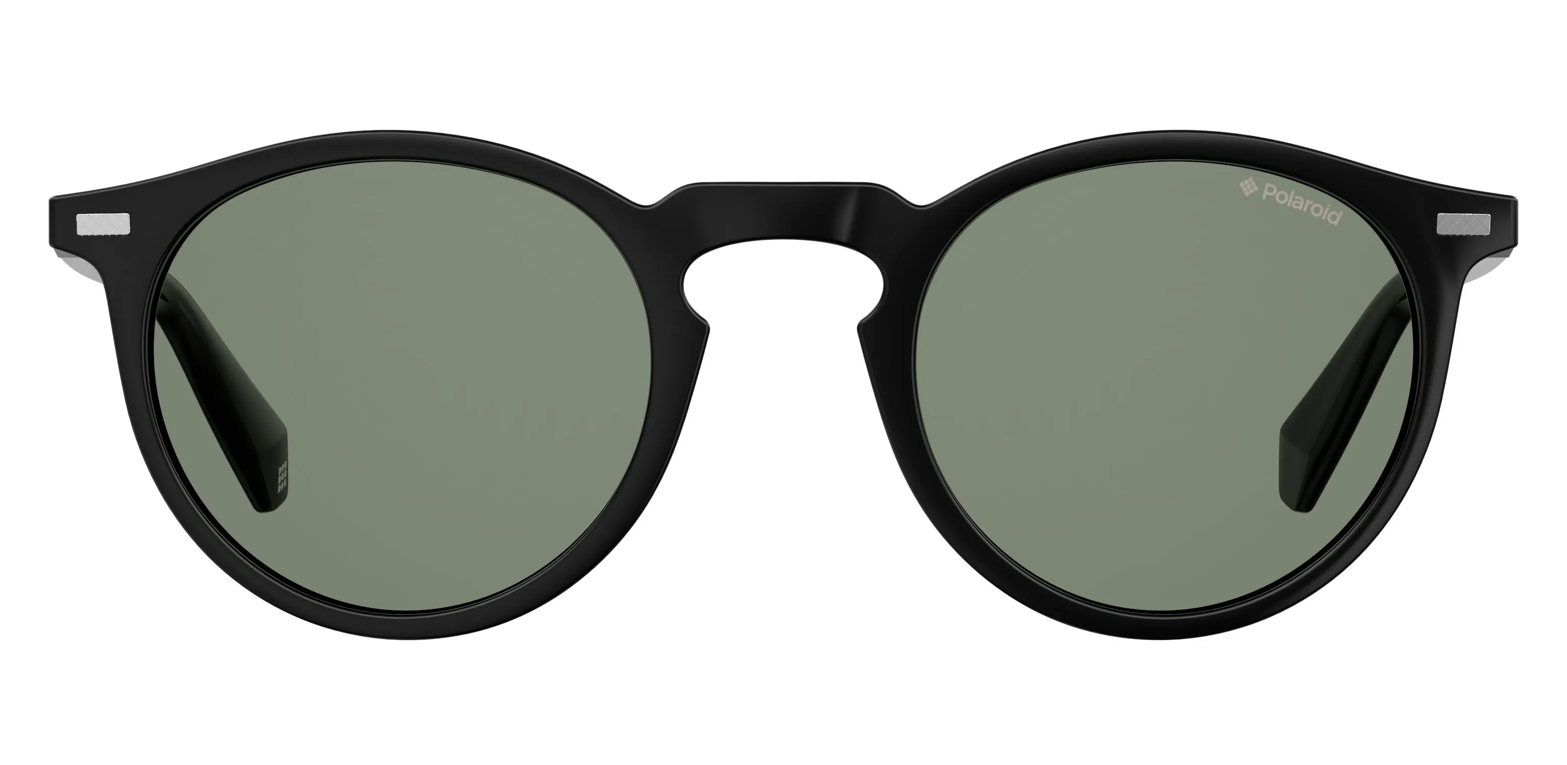 Polaroid PLD 2086/S 807/UC Occhiali da sole Plastica Nero Verde Rotonda Polarizzata - immagine 2